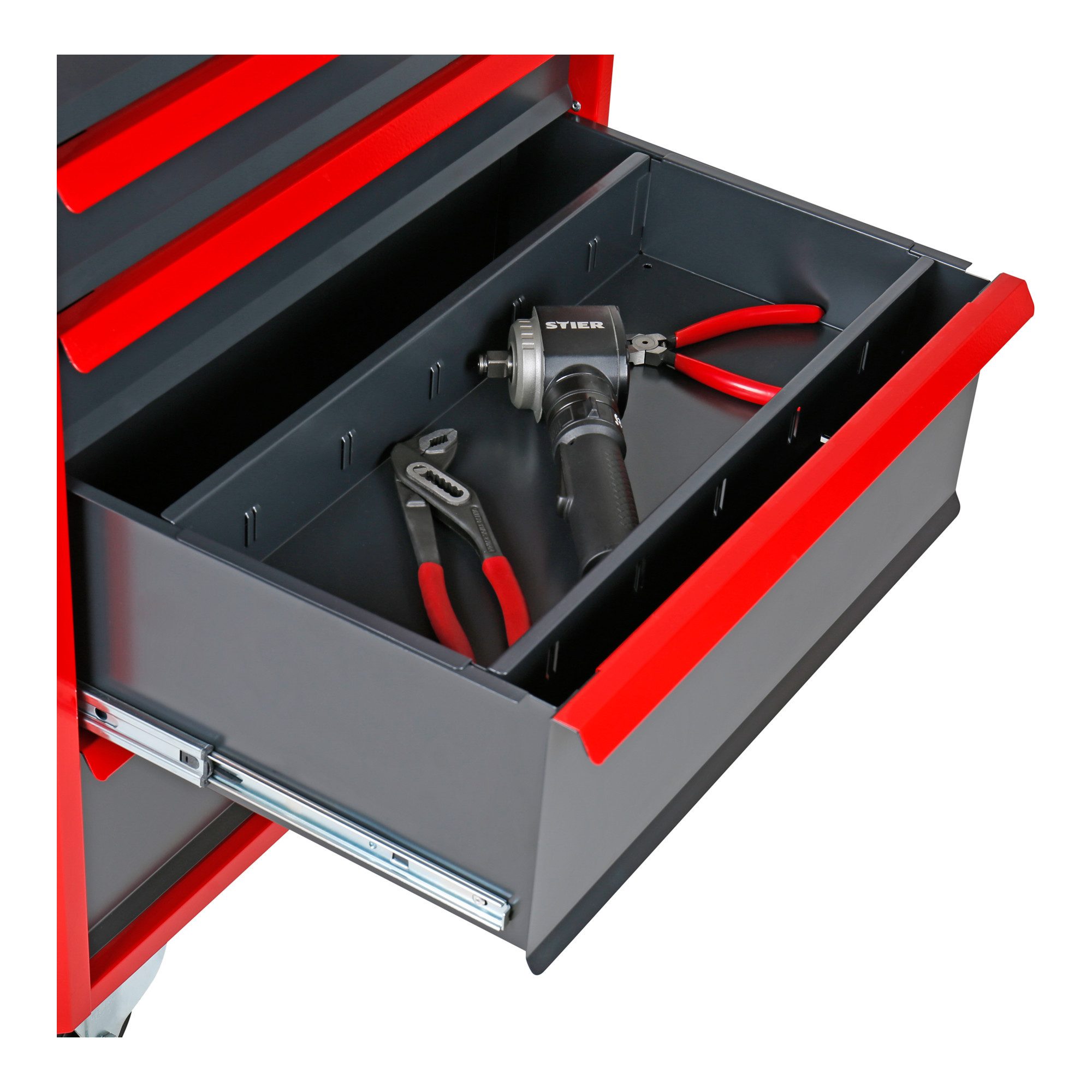Stier Werkstattwagen STIER Schubladen-Einlagefach zu STIER Werkstattwagen Basic