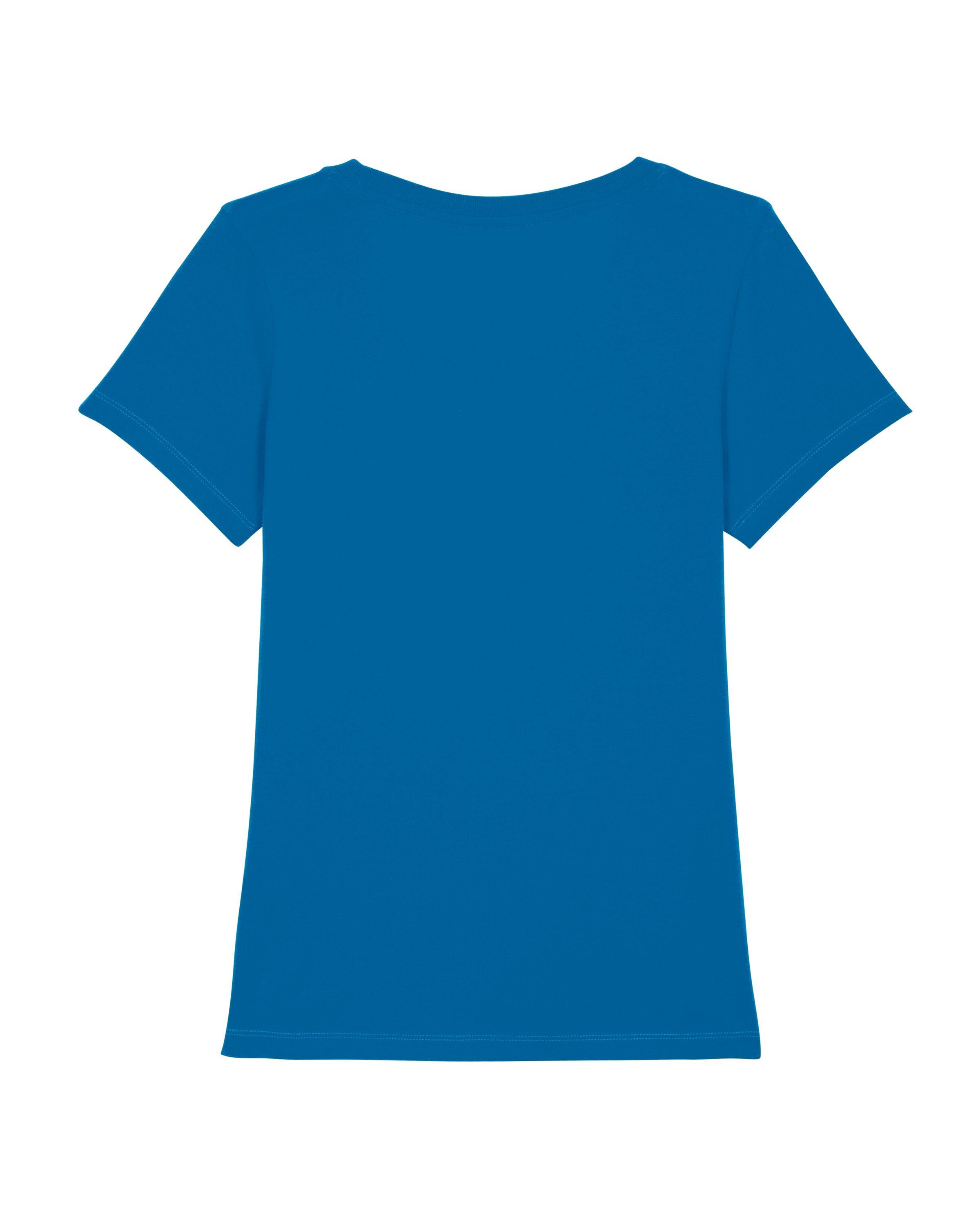 Print-Shirt (1-tlg) Love royalblau Apparel wat? Love is