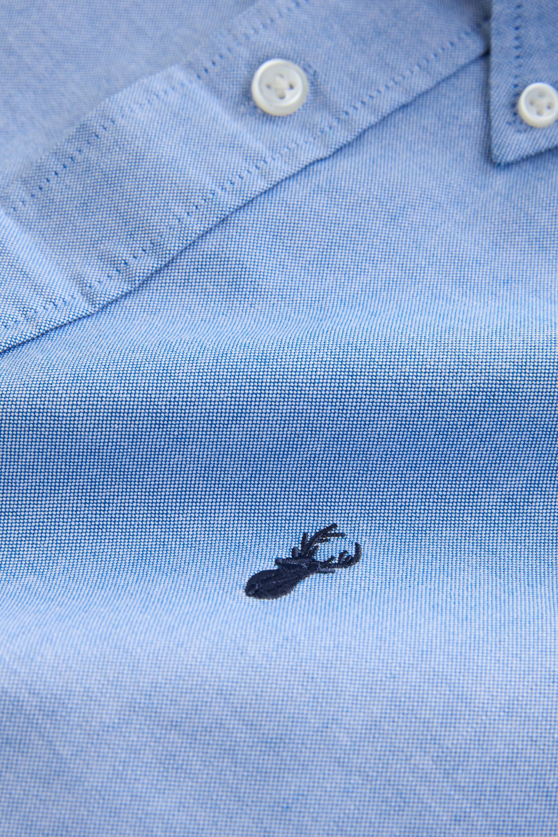 Next Kurzarmhemd Kurzärmeliges Regular Fit Oxford-Hemd (1-tlg) günstig online kaufen