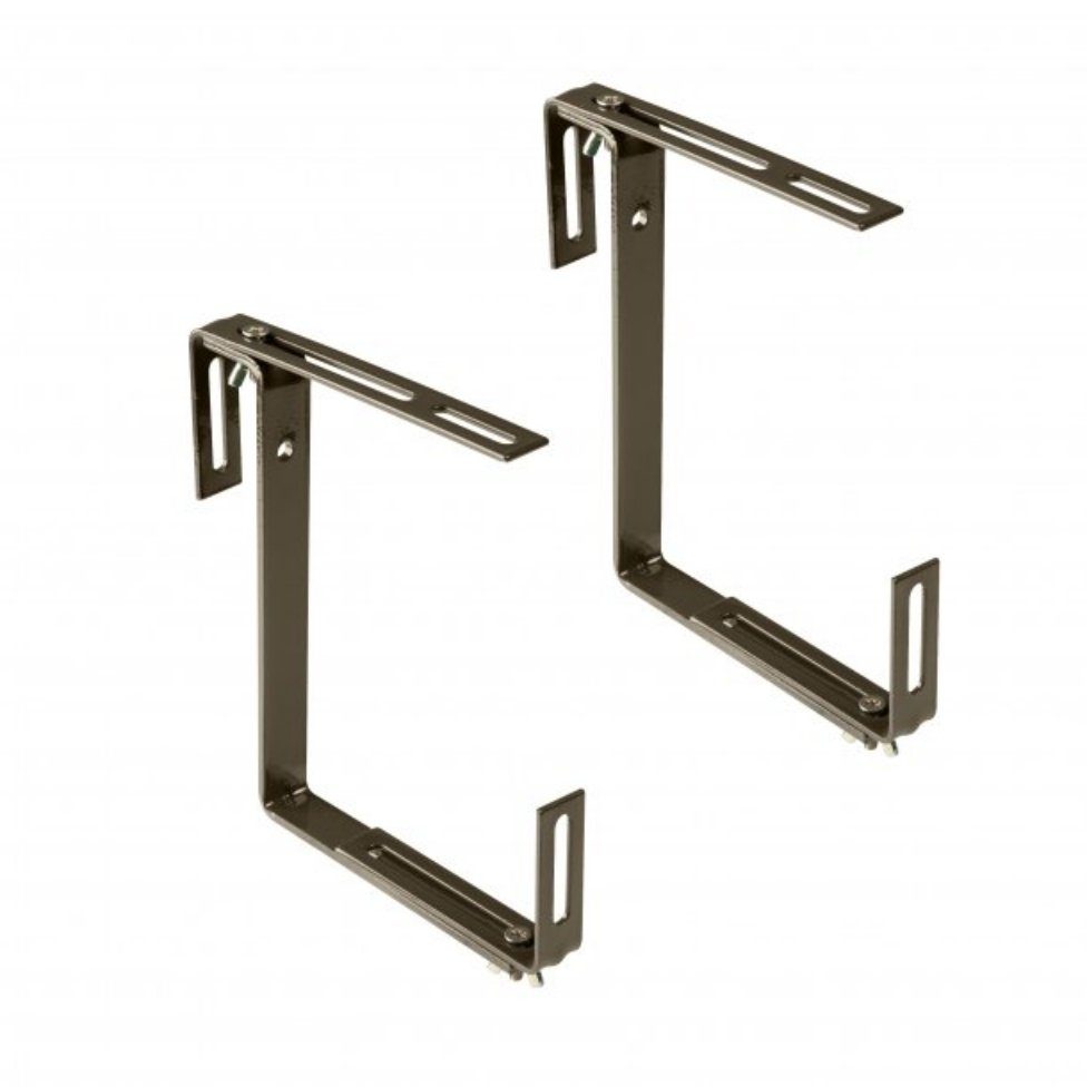 Blumenkastenhalter Blumenkastenhalter braun 2-fach verstel. 343100