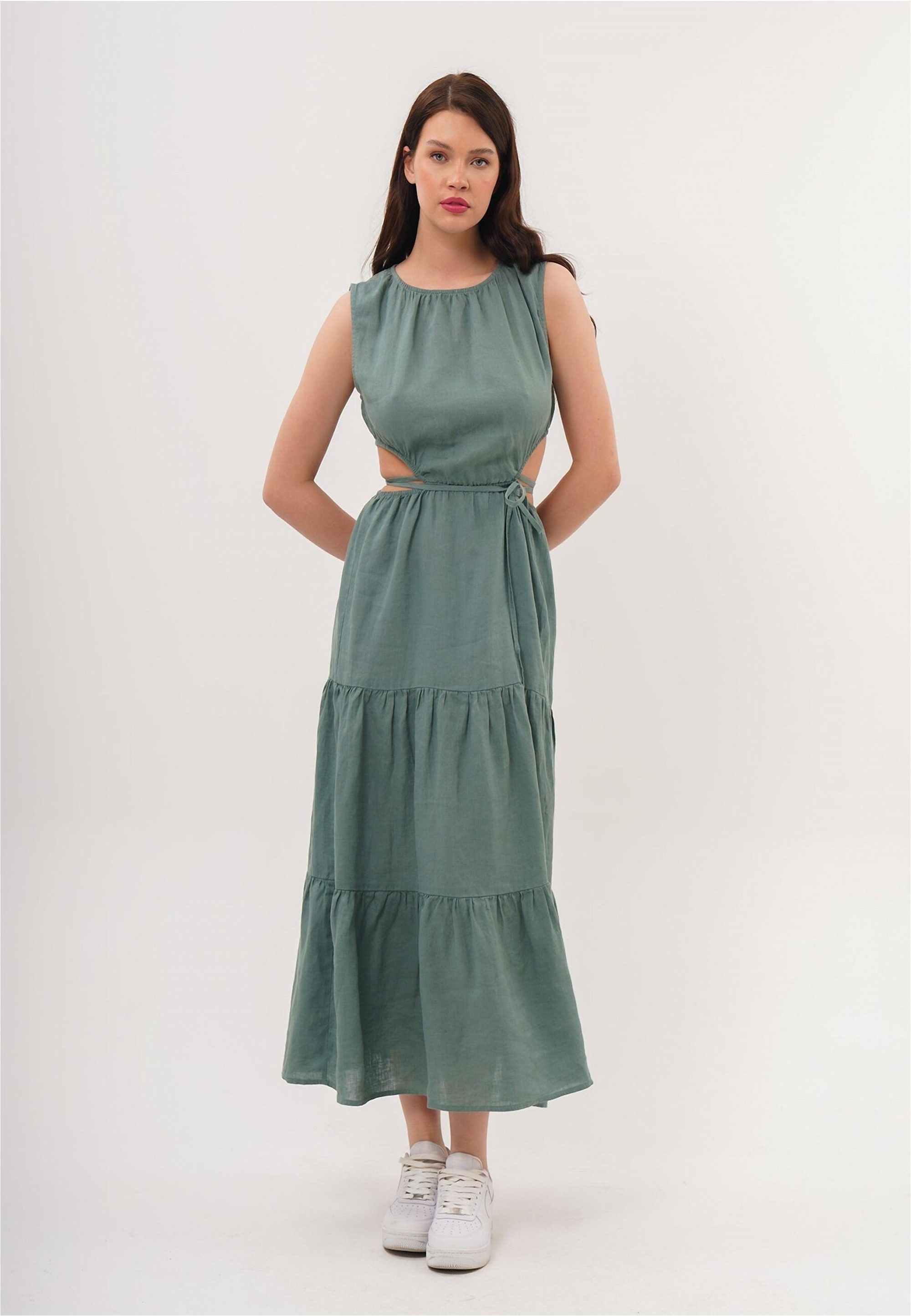 freshlions Jerseykleid Lilia (1-tlg) mit raffinierten Faltendetails