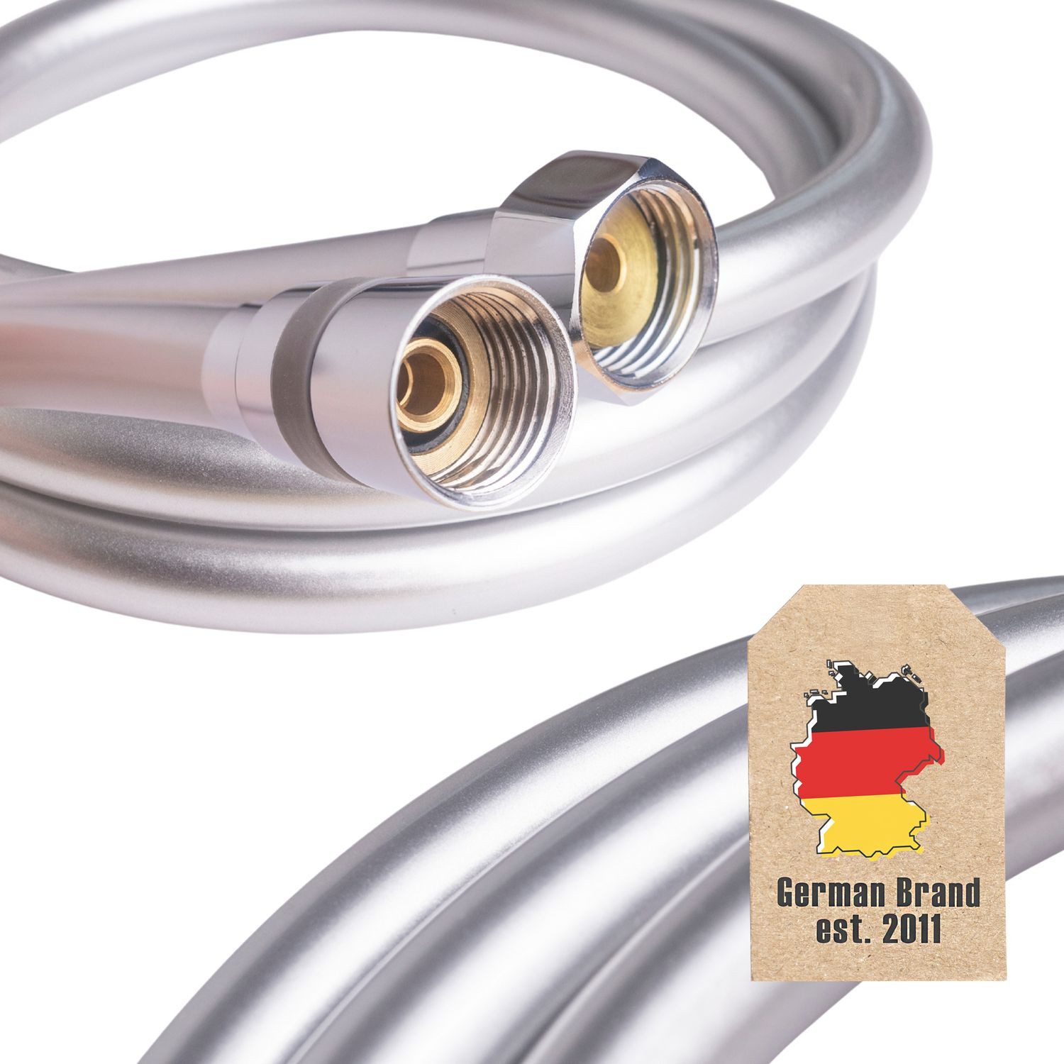 Intirilife Brauseschlauch, (1 St), Universal Duschschlauch 150 cm - PVC
