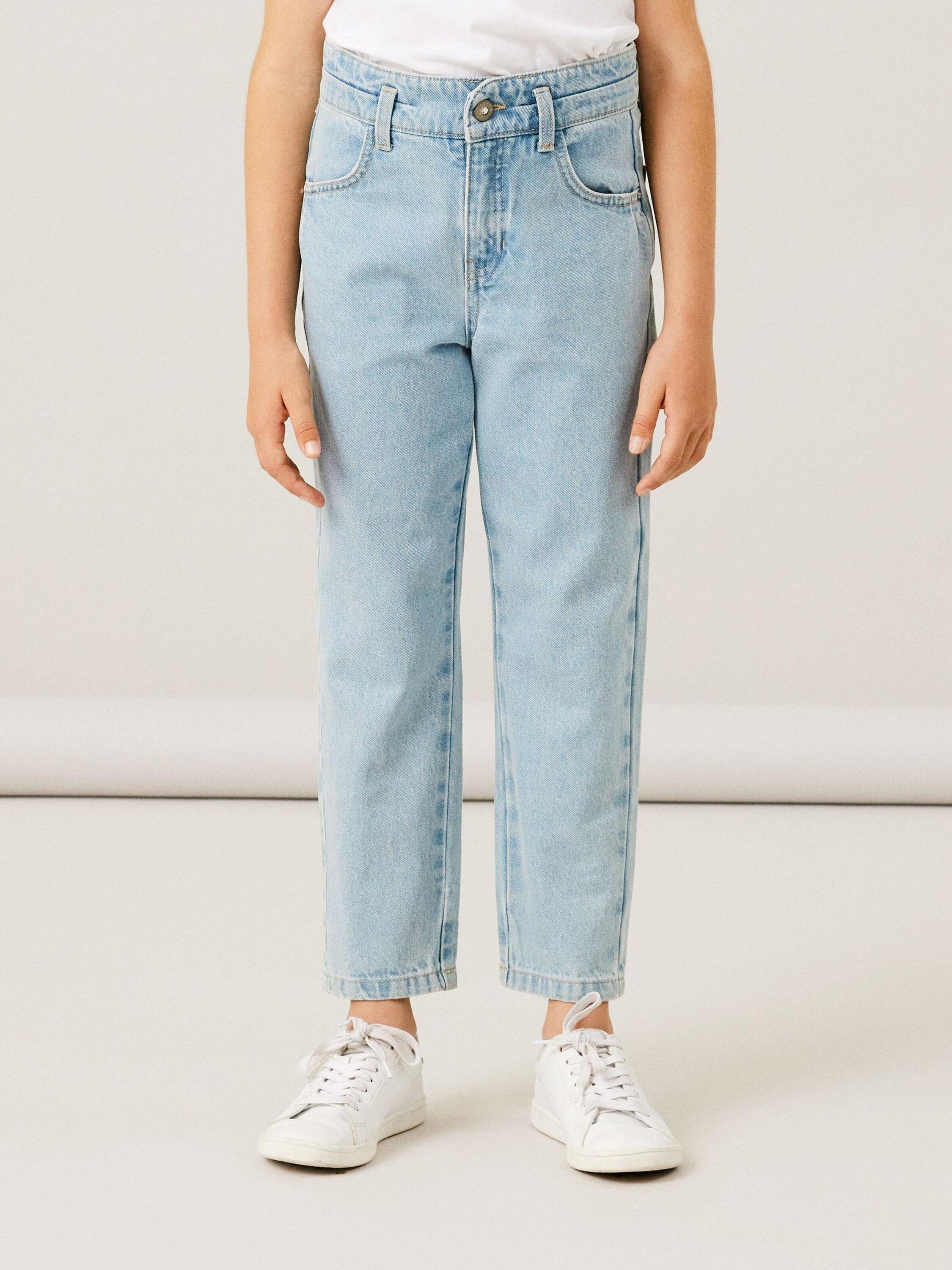 Name It Loose-fit-Jeans Bella Plain/ohne Details blau (1-tlg)