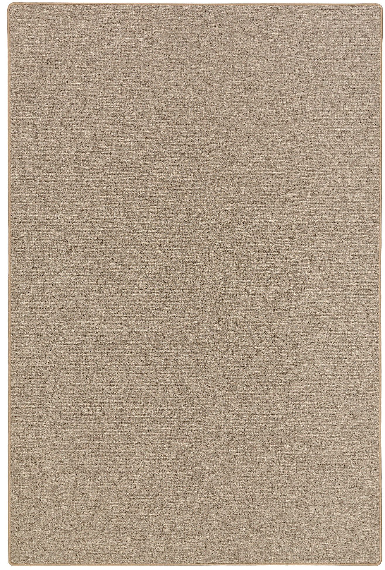OTTO home Teppich Fortis, Schlinge, Made in Netherlands, rechteckig, Höhe: 5 mm, Uni Farben, gekettelt, auch als Läufer, strapazierfähig, Wohnzimmer