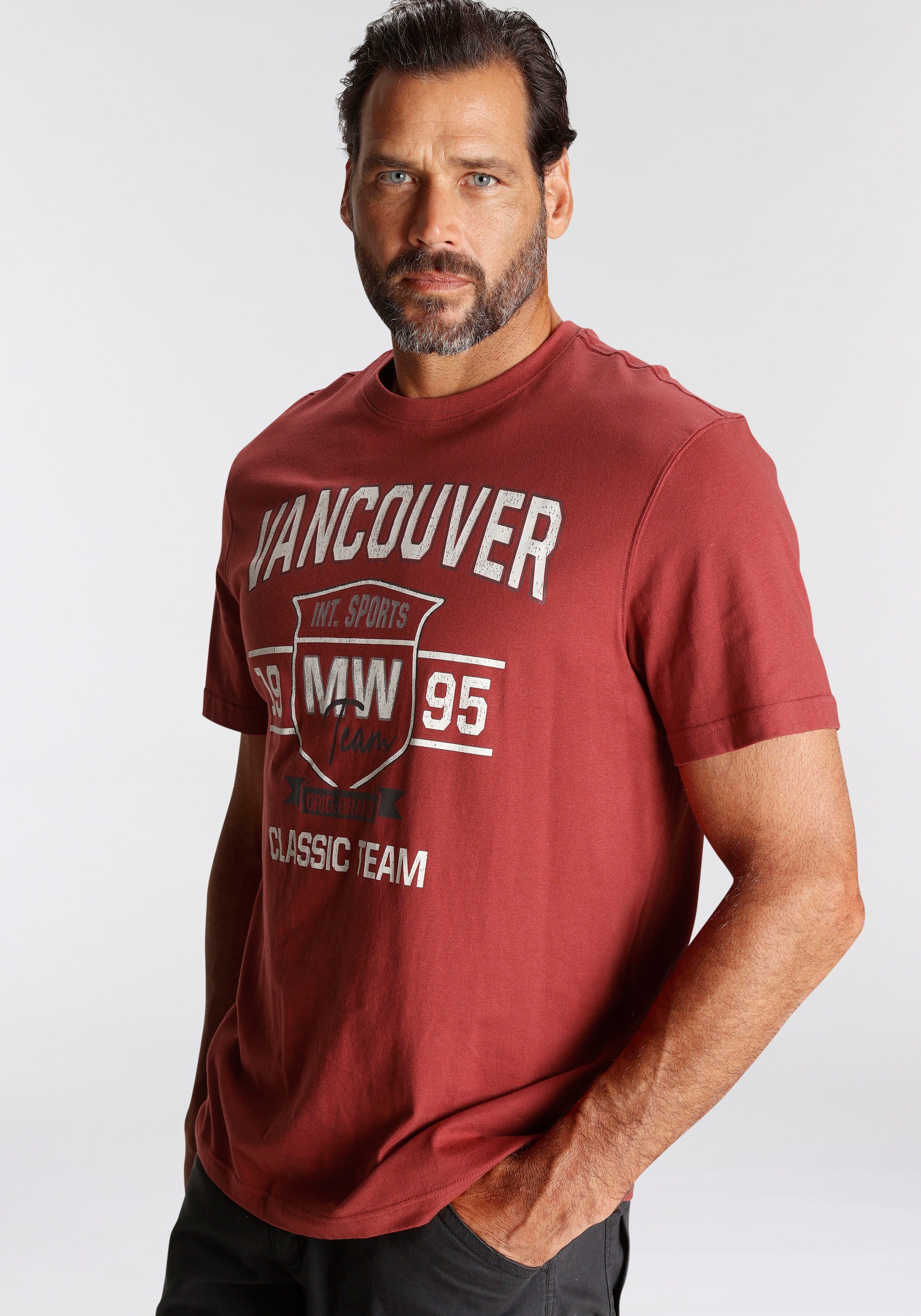 Man's World T-Shirt Kurzarm, bedruckt, Rundhalsausschnitt, aus Baumwolle günstig online kaufen