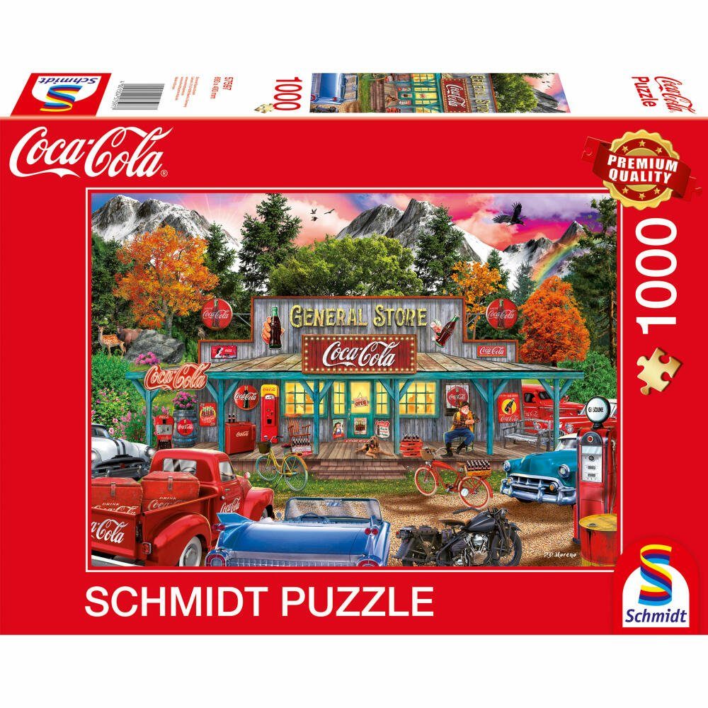 Puzzle Coca Cola - Store 1000 Teile
