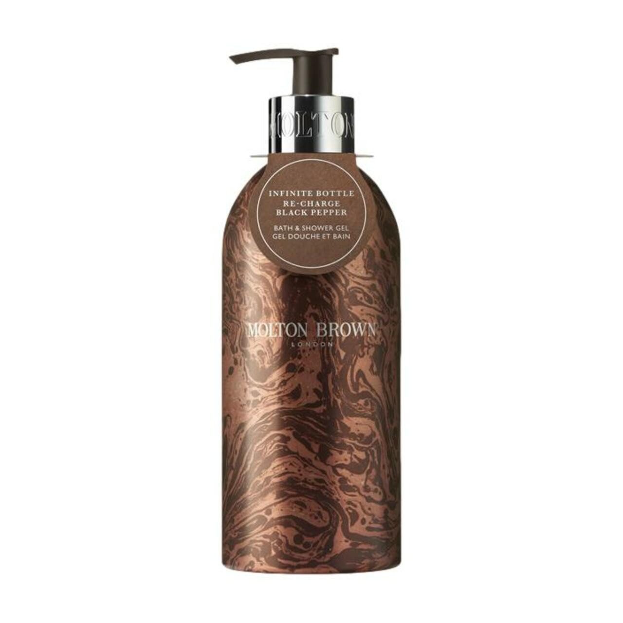 Molton Brown Duschgel Re-charge Black Pepper Wiederbefüllbare Flasche Limited Edition, vegan