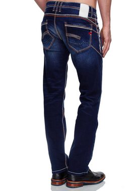 Rusty Neal Straight-Jeans RUBEN im angesagten Vintage-Design