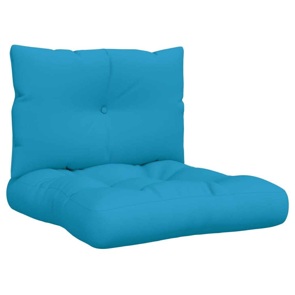 vidaXL Sitzauflage Palettenkissen 2 Stk. Blau günstig online kaufen