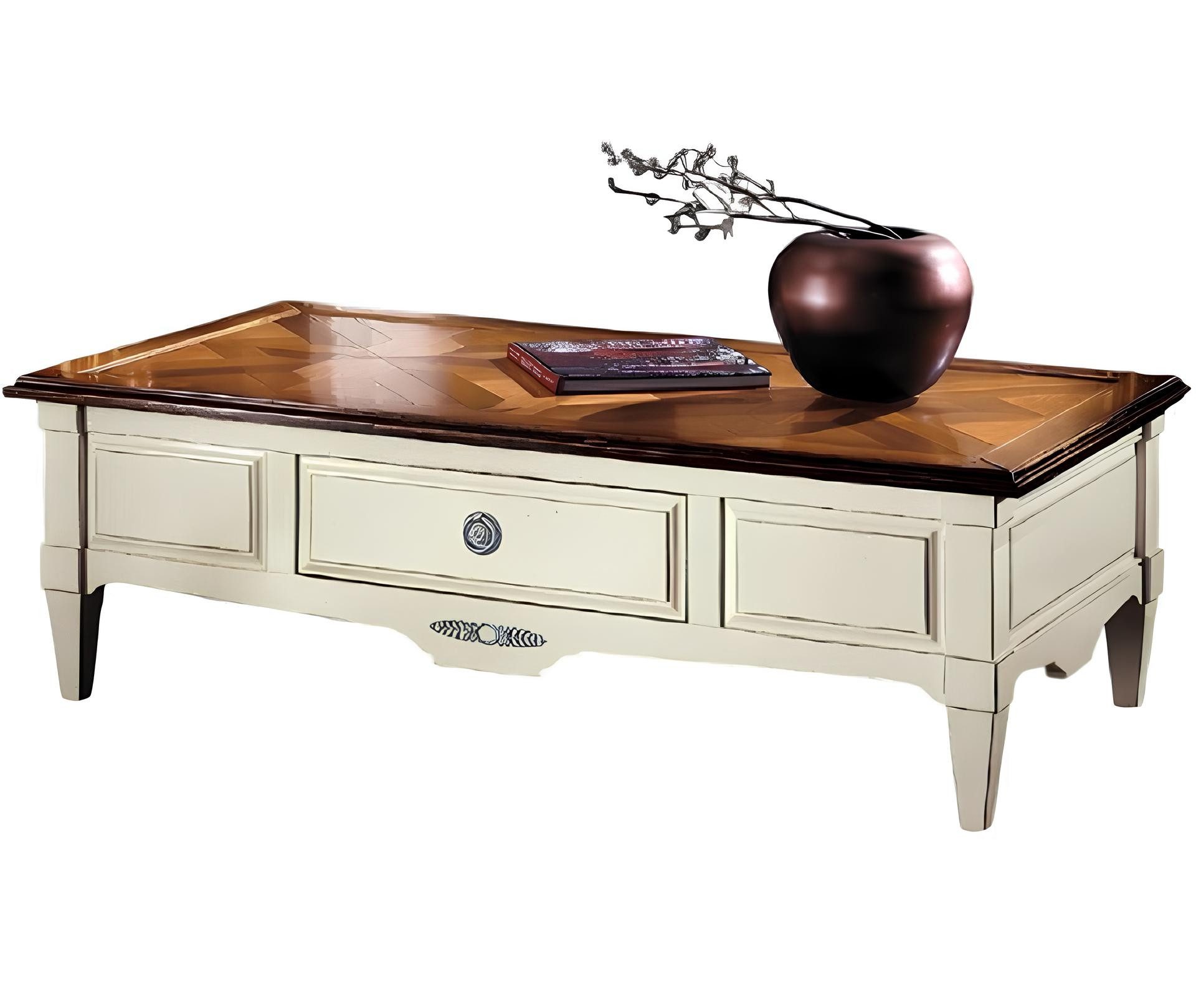 Xlmoebel Couchtisch Luxuriöser Holz-Couchtisch im italienischen Design von Vaccari (1-St), Hergestellt in Europa