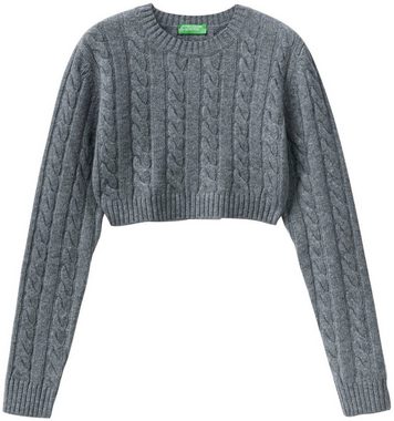 United Colors of Benetton Strickpullover in cropped-length