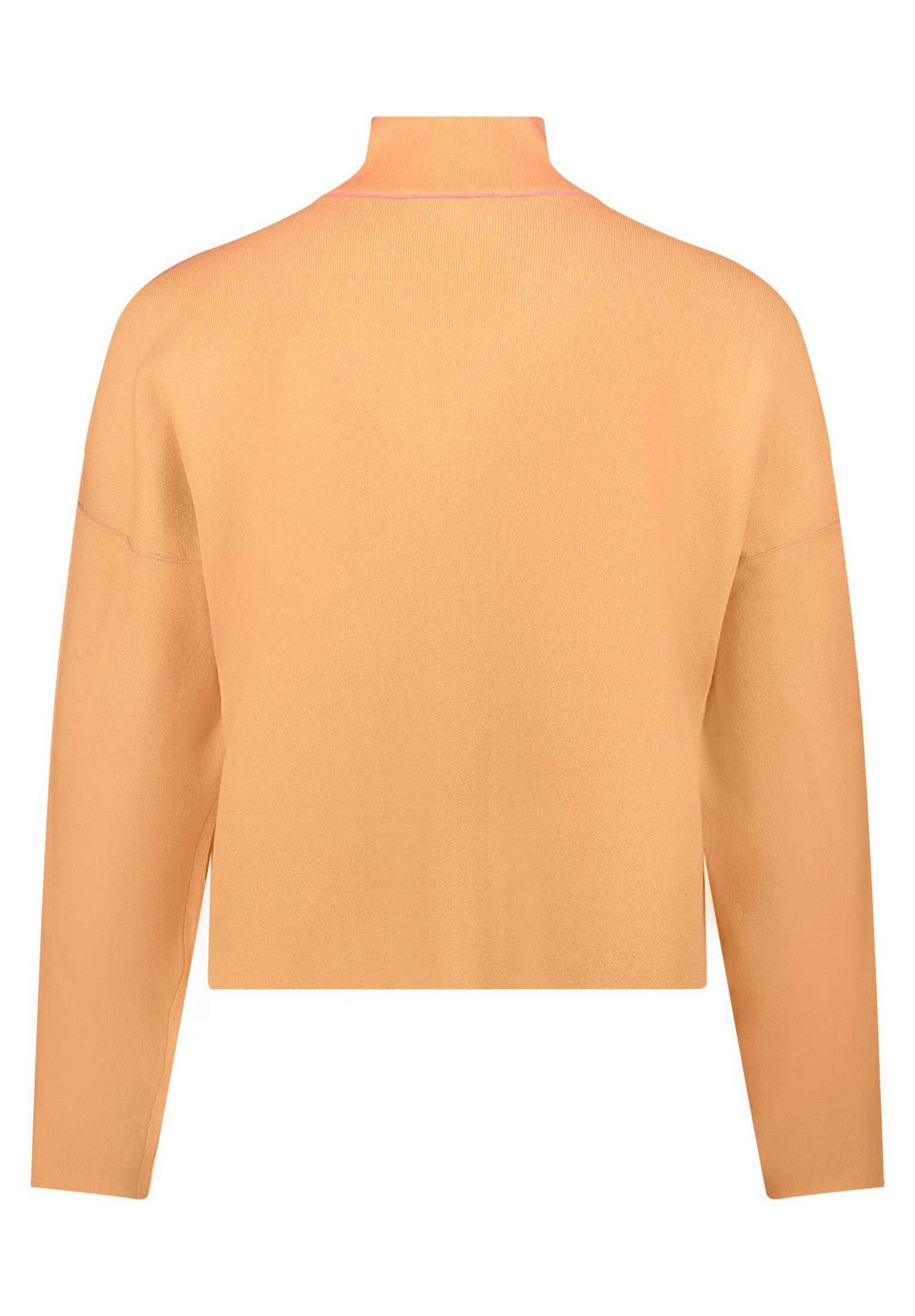 Cartoon Strickjacke Damen mit Stehkragen (1-tlg)