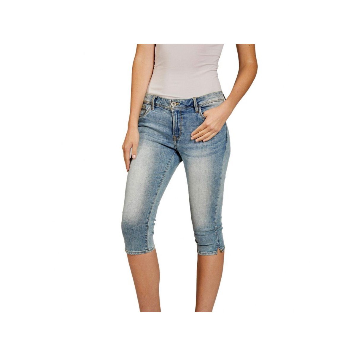 Garcia 5-Pocket-Jeans uni (1-tlg) | Straight-Fit Jeans