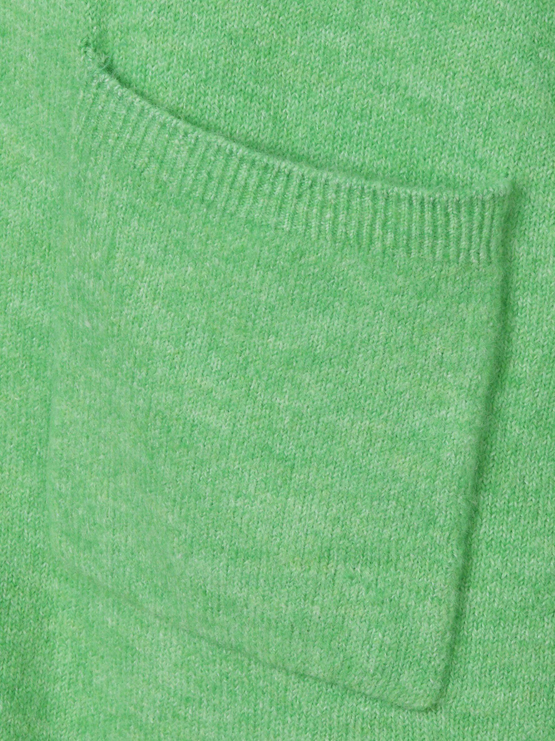 Stil grün VIA Strickjacke DUE melierten melange im APPIA
