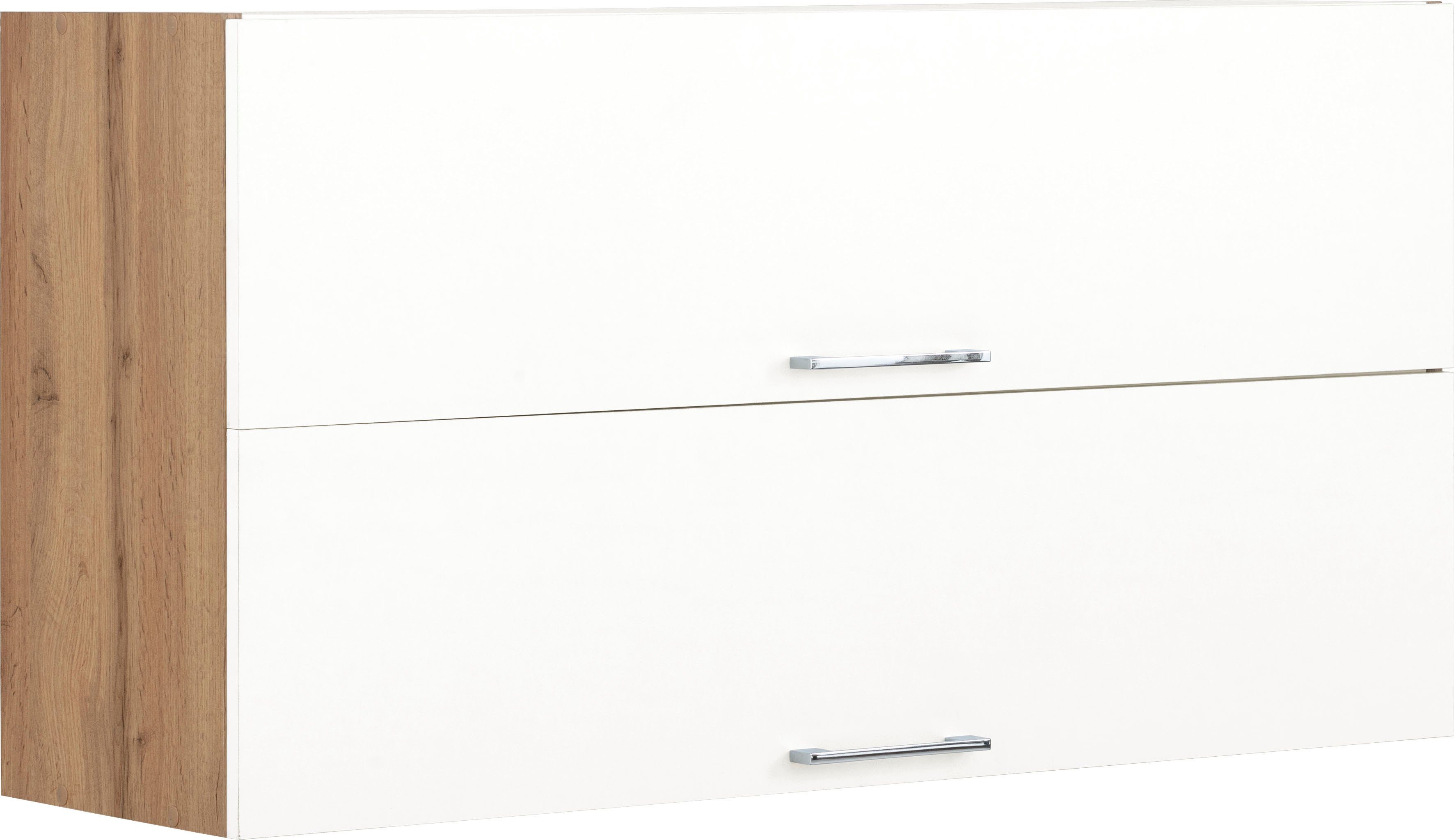 KOCHSTATION Klapphängeschrank KS-Colmar 110 cm, mit Metallgriff, für viel Stauraum