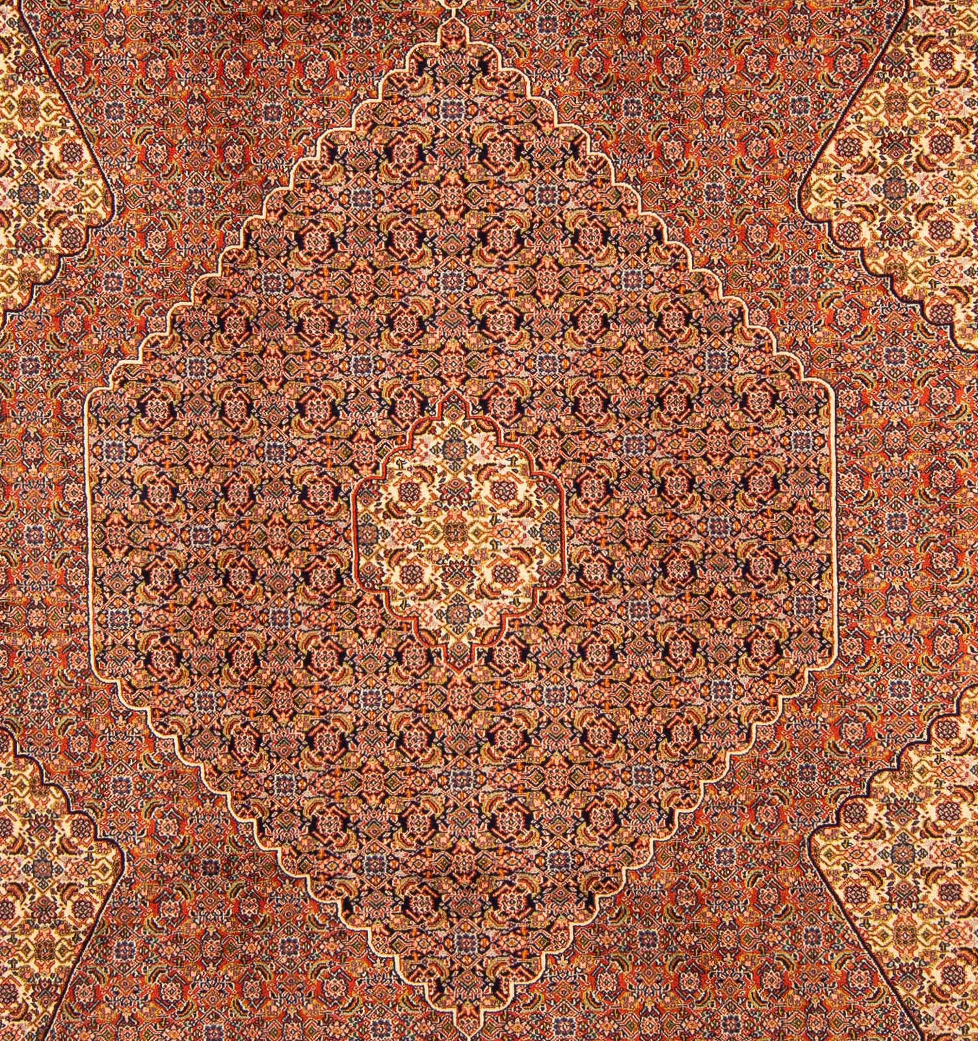 Orientteppich Perser Einzelstück - Wohnzimmer, cm Zertifikat rechteckig, - Nomadic Höhe: morgenland, mm, 10 262 x - mit Handgeknüpft, 182 braun