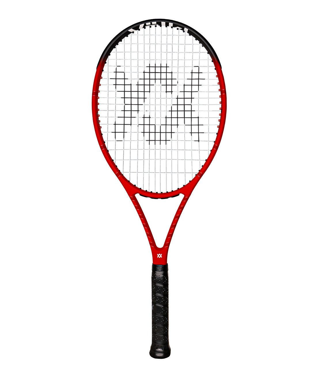 Tennisschläger Vöstra V8 100in/285g/Turnier 2024 rot - unbesaitet