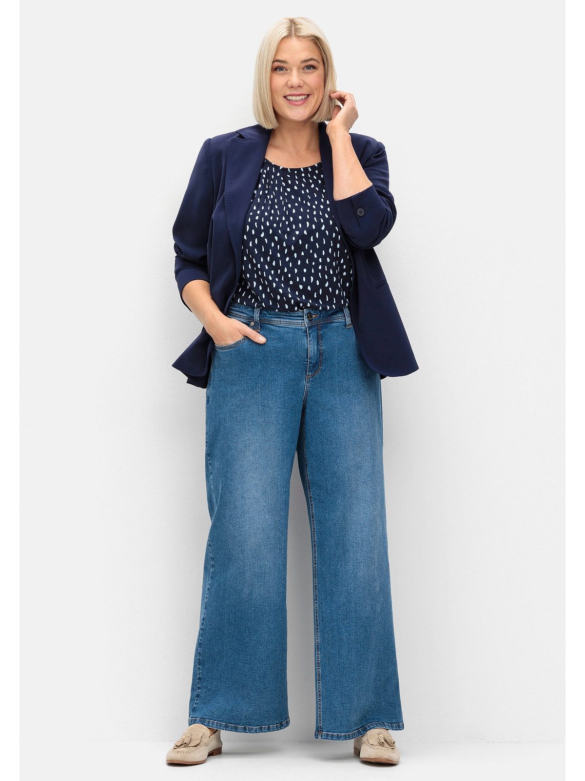 Stretch-Jeans Große Größen