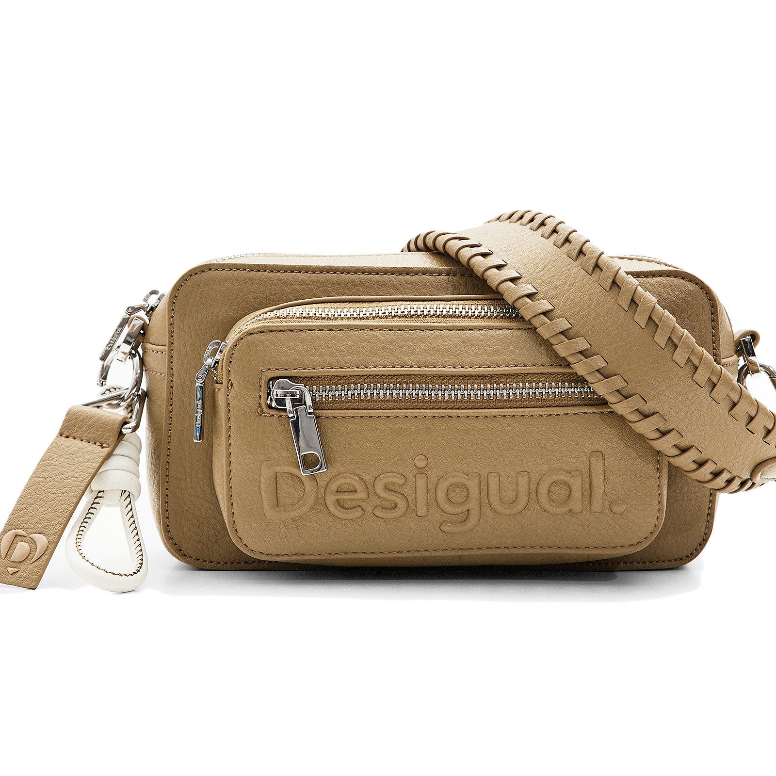 Desigual Umhängetasche Umhängetasche Schultertasche Bag Half Logo 24 Kaki C günstig online kaufen