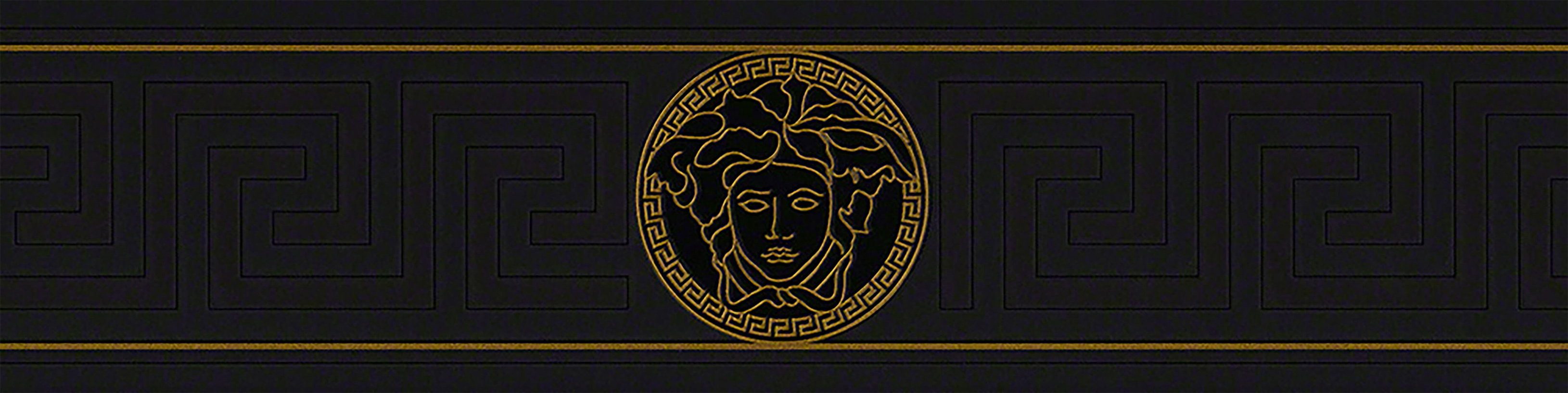 KUNSTLOFT Vliestapete Versace Barocco 7 0.13x5 m, Leicht glänzend, lichtbeständige Design Tapete