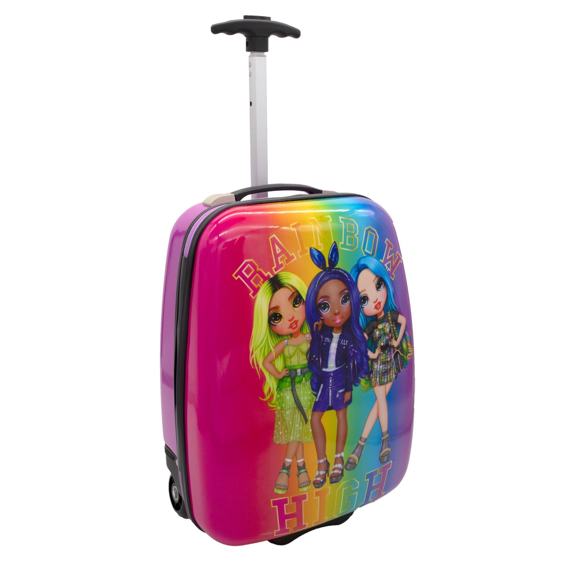Hartschalen-Trolley Rainbow High Girls Mädchen Trolley Kinderkoffer Koffer Reisekoffer
