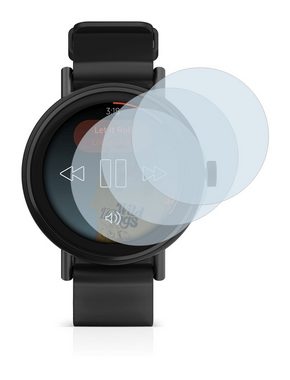 Savvies Panzerglas für Misfit Vapor 2 (41 mm), Displayschutzglas, 3 Stück, Schutzglas Echtglas 9H Härte klar Anti-Fingerprint