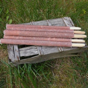 Krause & Sohn Gartenfackel 10 Wachsfackeln mit 70 Minuten Brenndauer 40cm Brennkörper länge