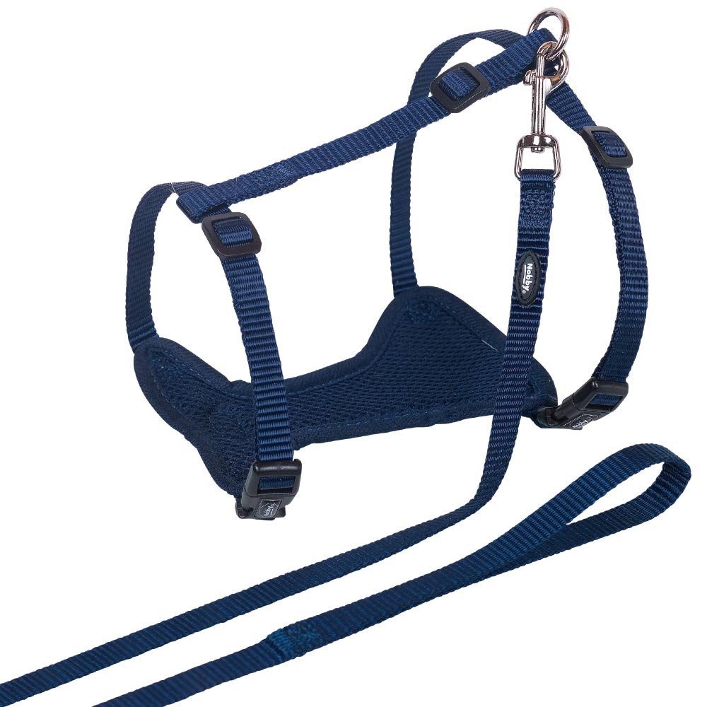 Nobby Geschirr Katzengarnitur Mesh blau