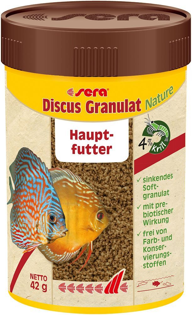 Aquariendeko sera Discus Granulat Nature