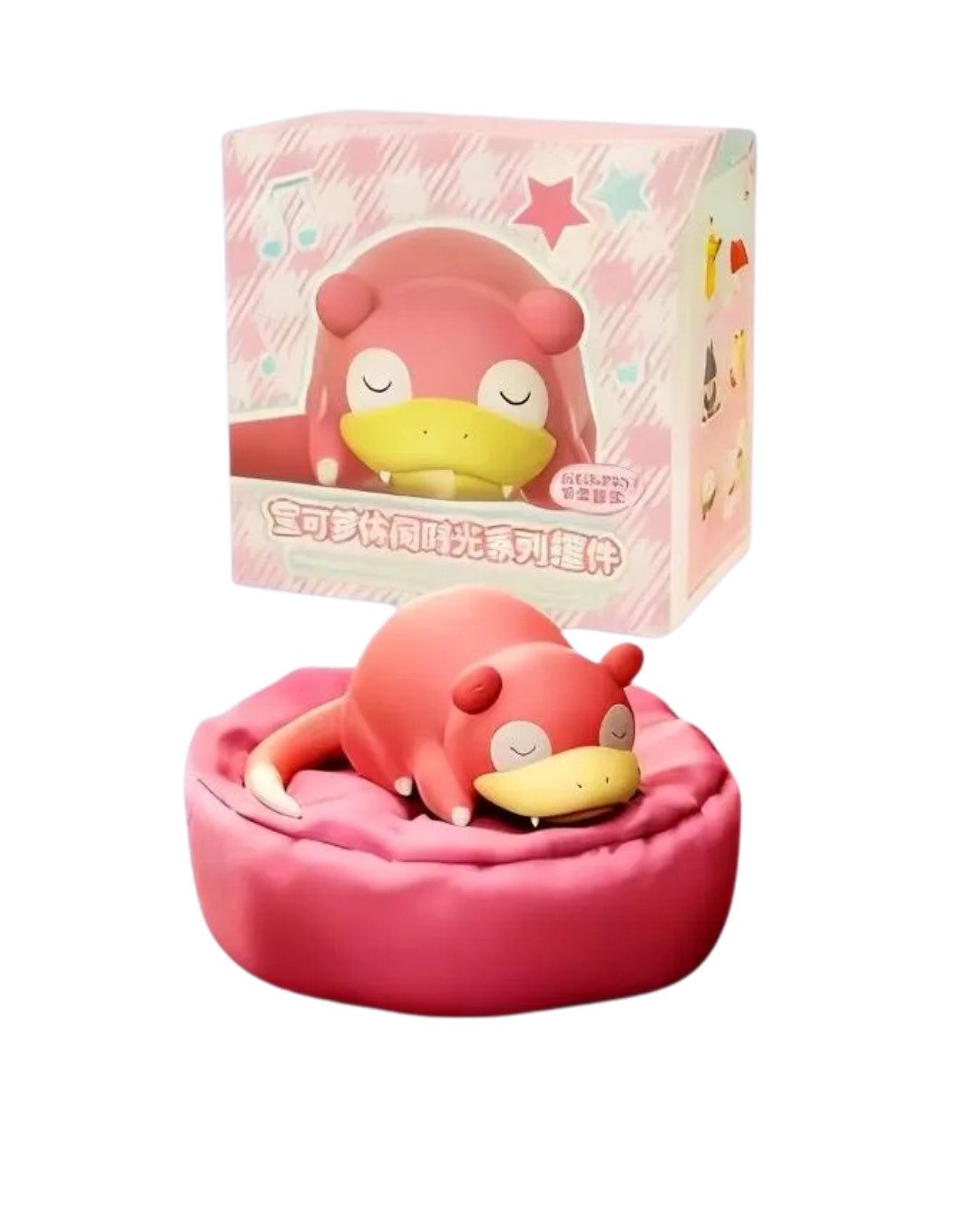 POKÉMON Sammelfigur schlafende Pokemon Figur mit Kissen Figuren