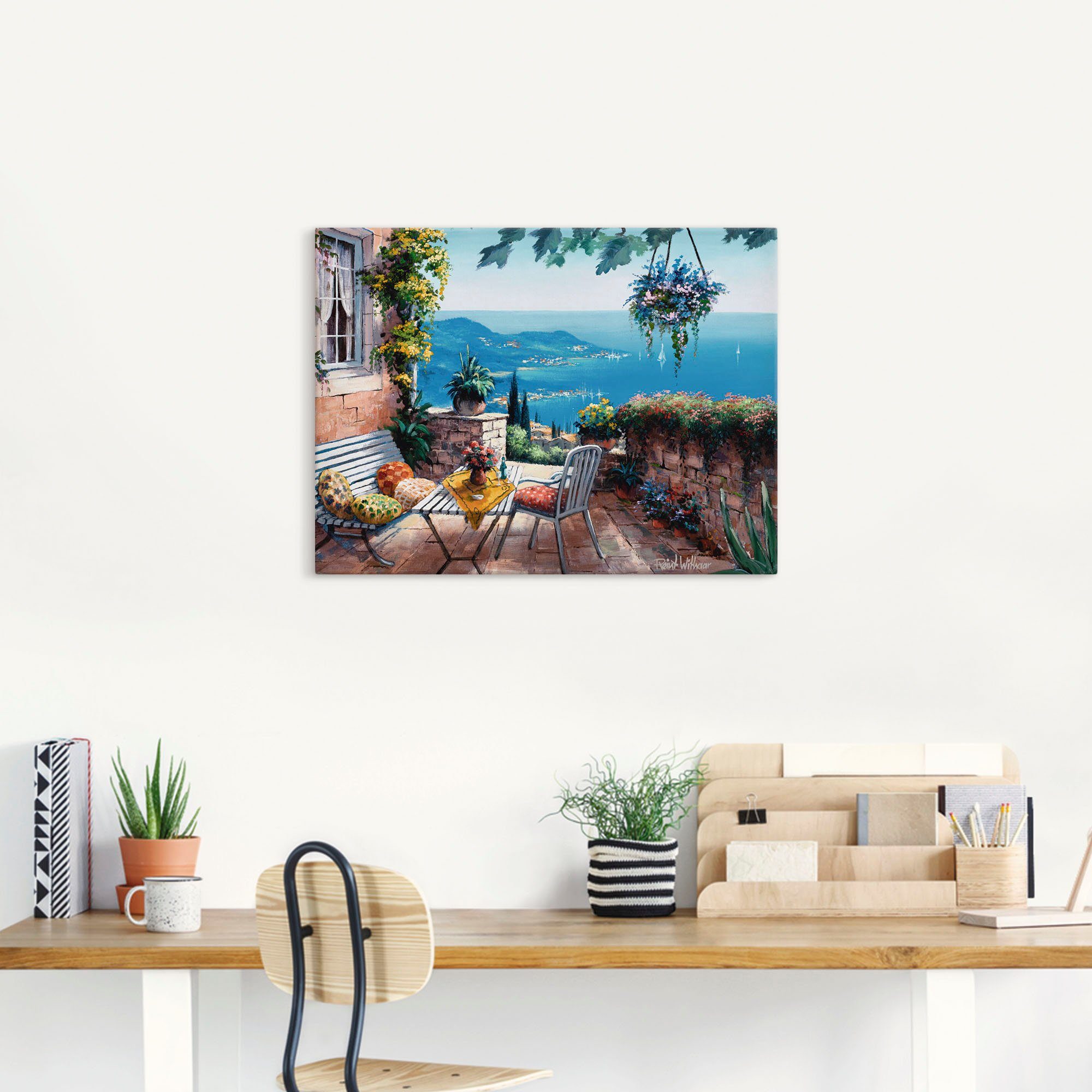 Artland Wandbild »Zeiten der Ruhe«, Garten, (1 St.), als Leinwandbild, Post günstig online kaufen