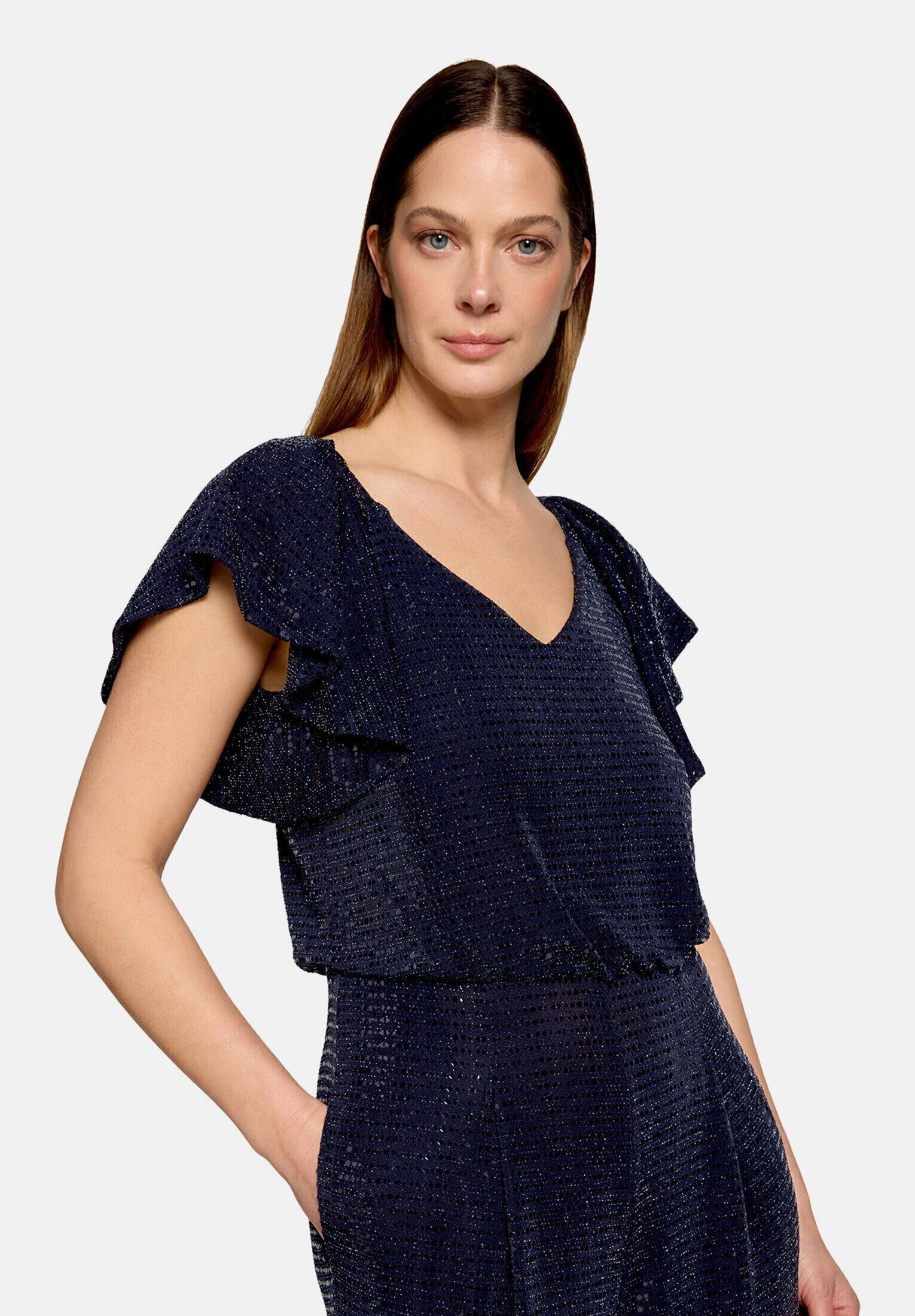 Vera Mont Overall Damen im Glitzer-Look (1-tlg)