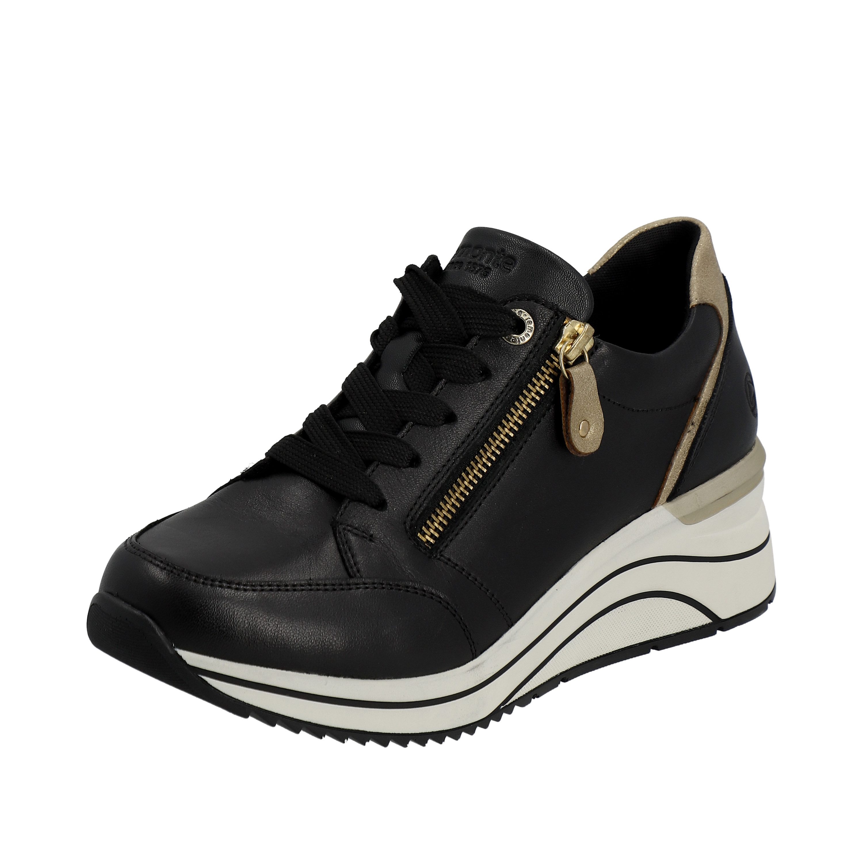 Remonte Keilsneaker, Freizeitschuh, Halbschuh, Schnürschuh mit Rieker TEX-Membran