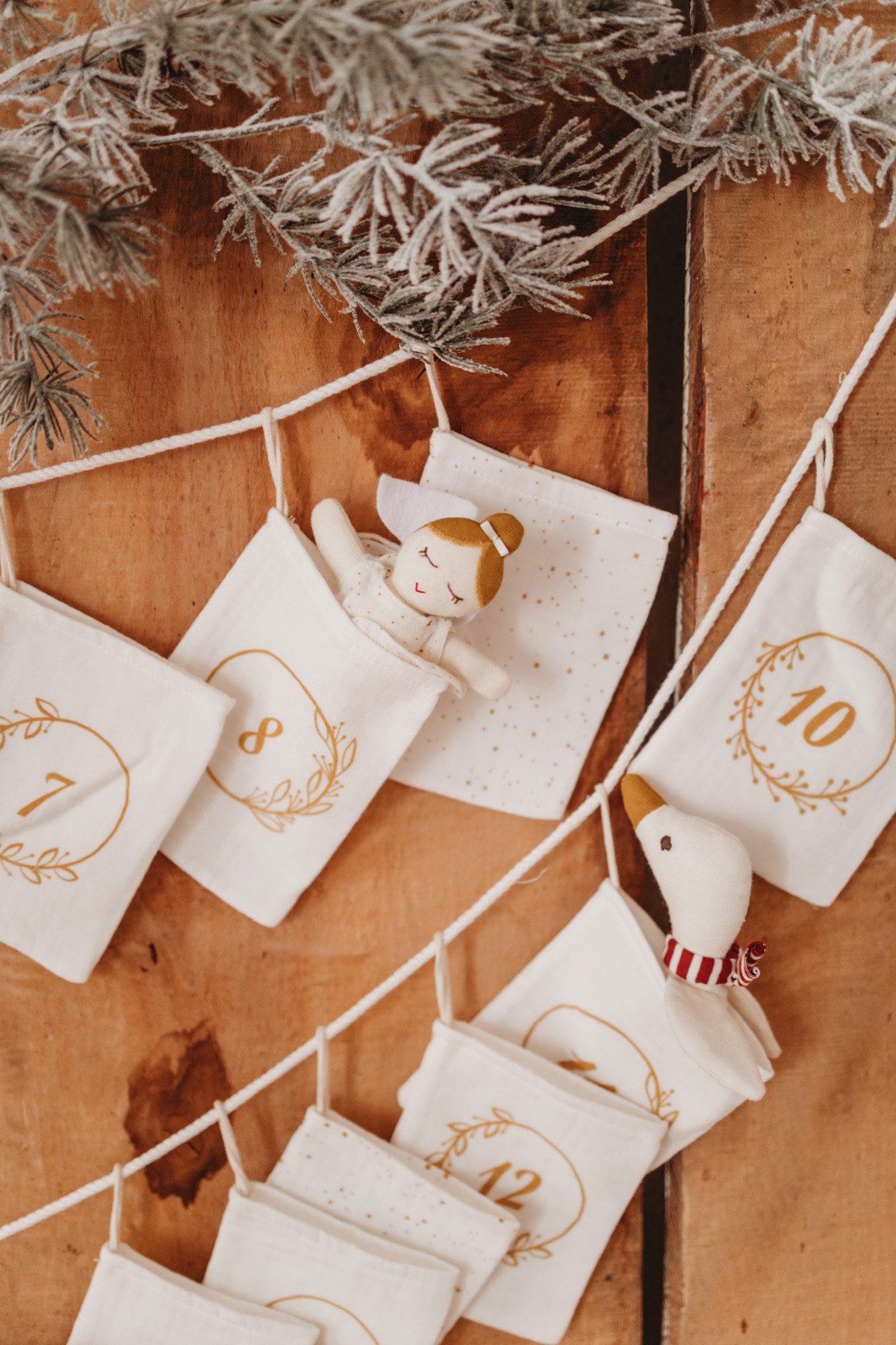 kikadu Adventskalender, zum Befüllen für Weihnachten.