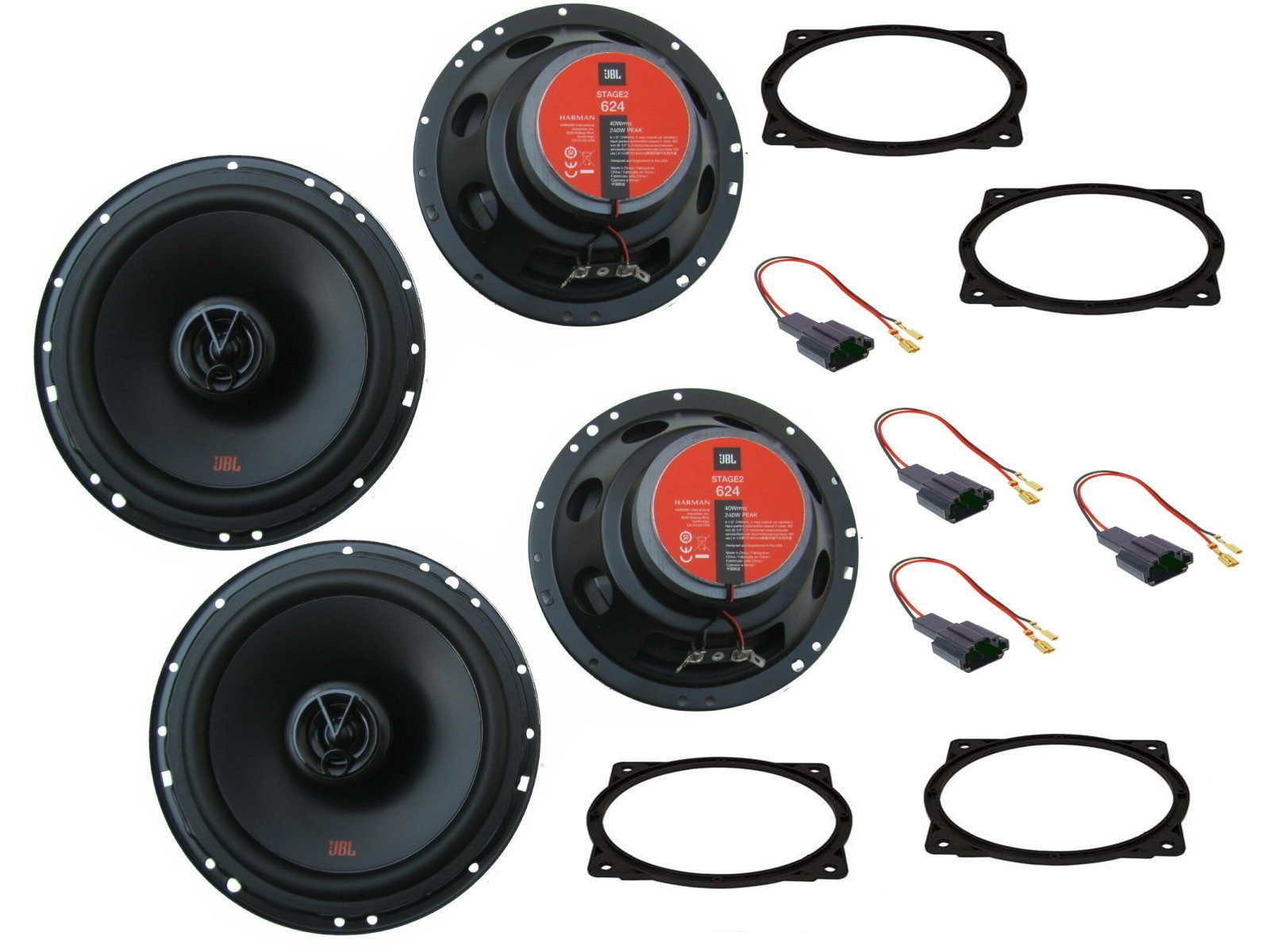 Set für DSX (160.00 passend Auto-Lautsprecher Hyundai 11-19 i40 Heck Lautsprecher JBL Tür 9 Front W) VF