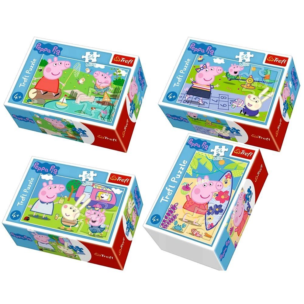 Wutz 2 48 Spiel Peppa Puzzle und Puzzle, Pig Puzzleteile und Box Pig Peppa Memo Peppa Puzzle Memo