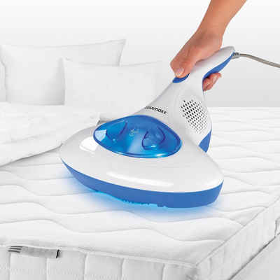 CLEANmaxx Matratzenreinigungsgerät mit UV-C-Licht - Reinigen & Desinfizieren -blau - 300W, Milben-Handstaubsauger blau