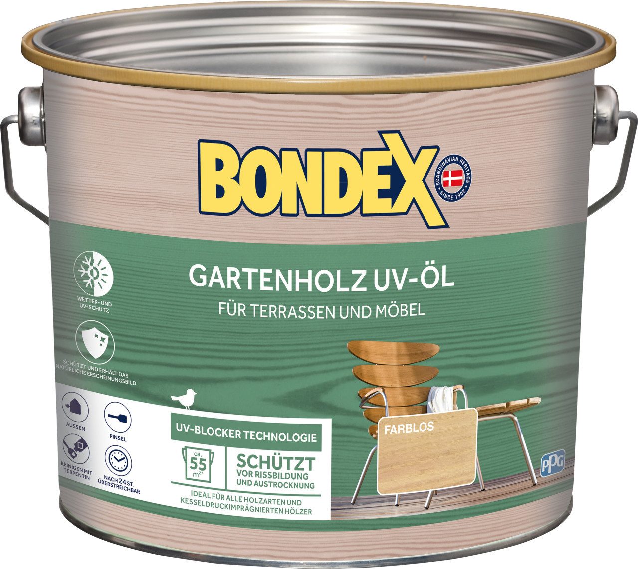 Bondex Hartholzöl Bondex UV-Öl Universal 2,5 L farblos