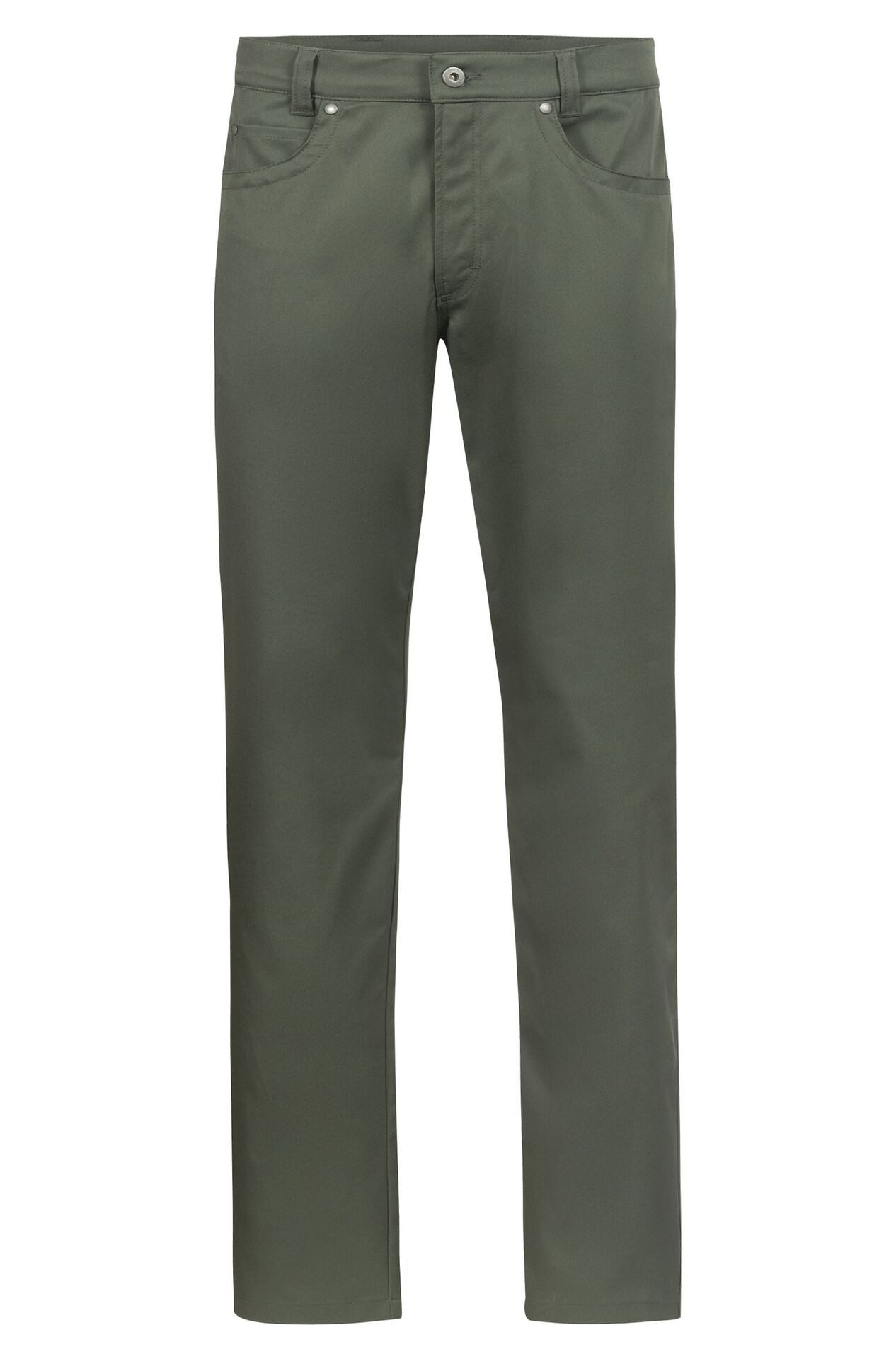 Anzughose Greiff Corporate CASUAL Herren Hose 5-Pocket Regular-Fit Olivgrün