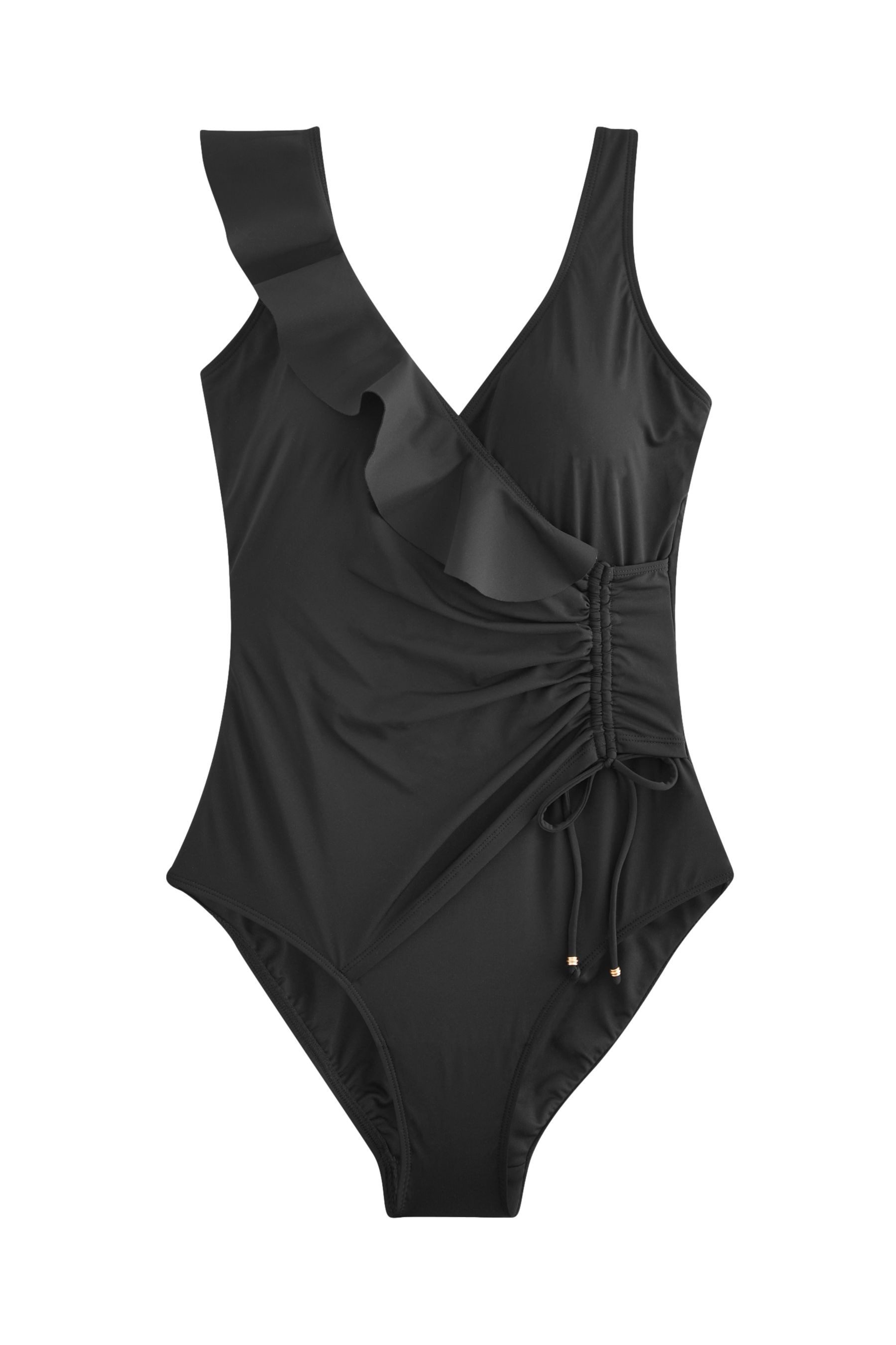 Next Badeanzug Shaping-Badeanzug im Wickeldesign mit Rüschen (1-St) günstig online kaufen