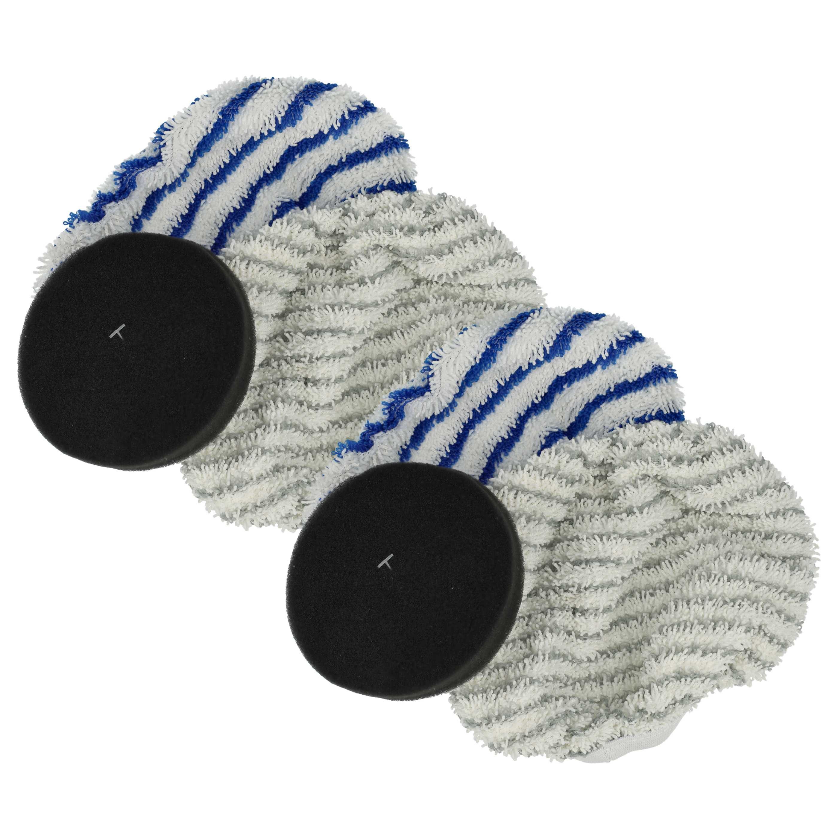 vhbw Filter-Set passend für Rowenta CLEAN & STEAM Multi RY8561*, Multi RY8544*, Multi, Zubehör für Rowenta CLEAN & STEAM Multi RY8561* Multi RY8544* Multi RY8534* Revolution RY7731*