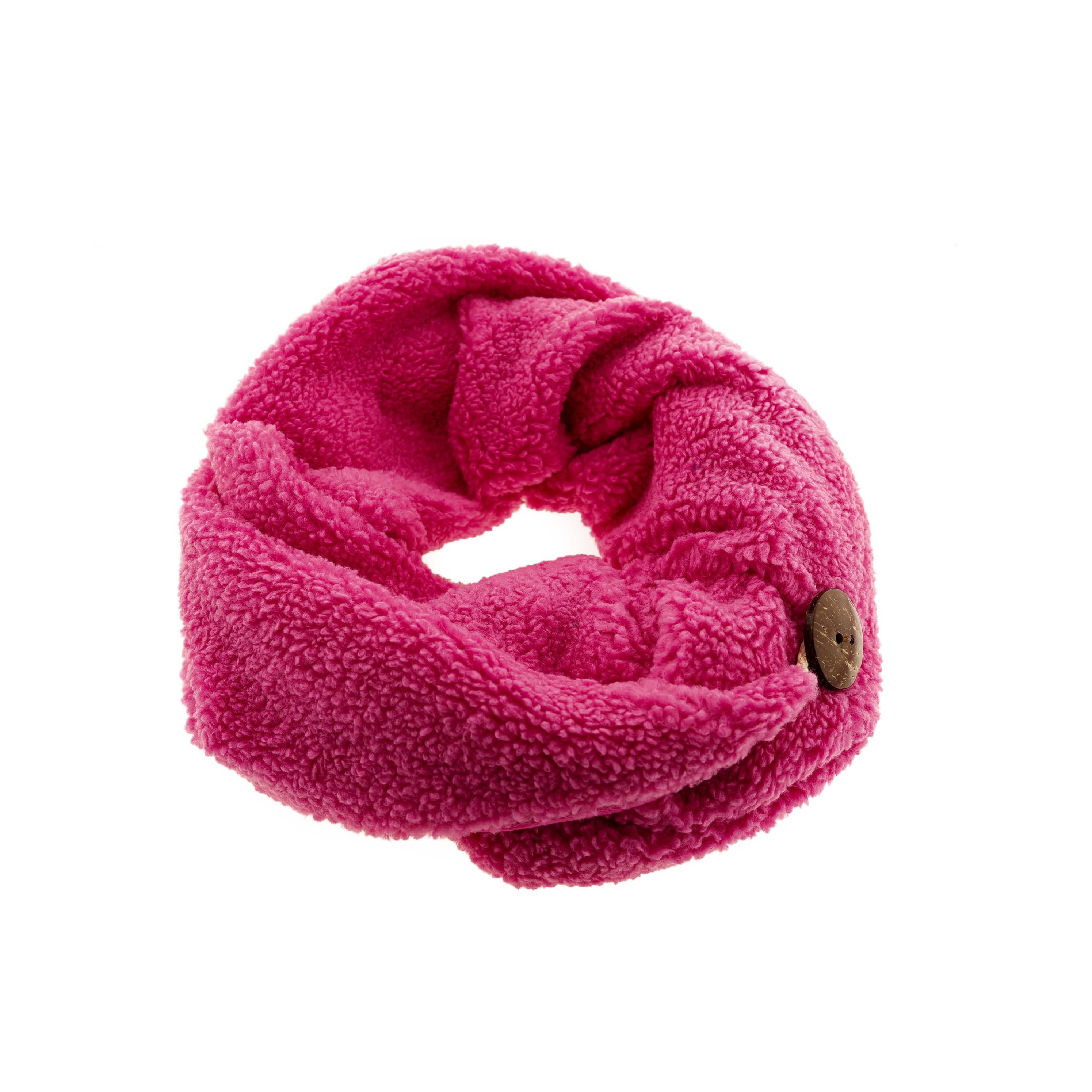 COFI 1453 Modeschal Kuscheliger Schal mit Knopf, Wickelschal 30x190 cm für günstig online kaufen