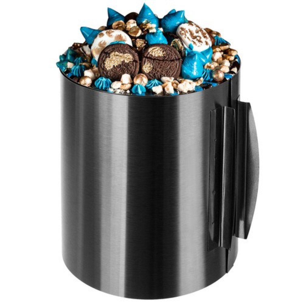 Ruhhy Obstkuchenform Kuchenform Konfektrand, (Spar-Set 3-tlg), Ultrahohe Form (20 cm), beständig gegen Verformung