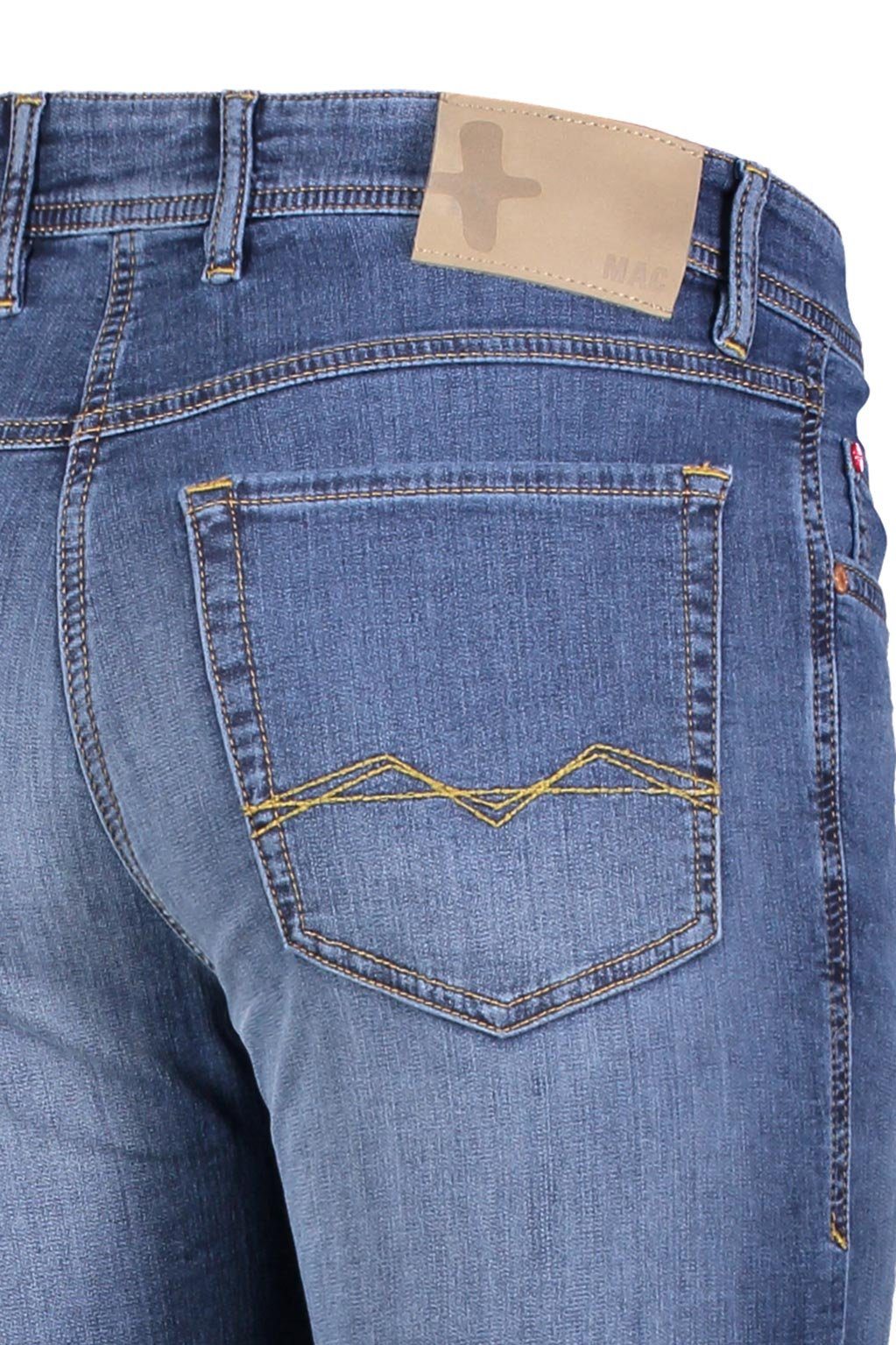 5-Pocket-Jeans MAC - Sweat Jog'n Blau Light Jeans, JEANS Denim