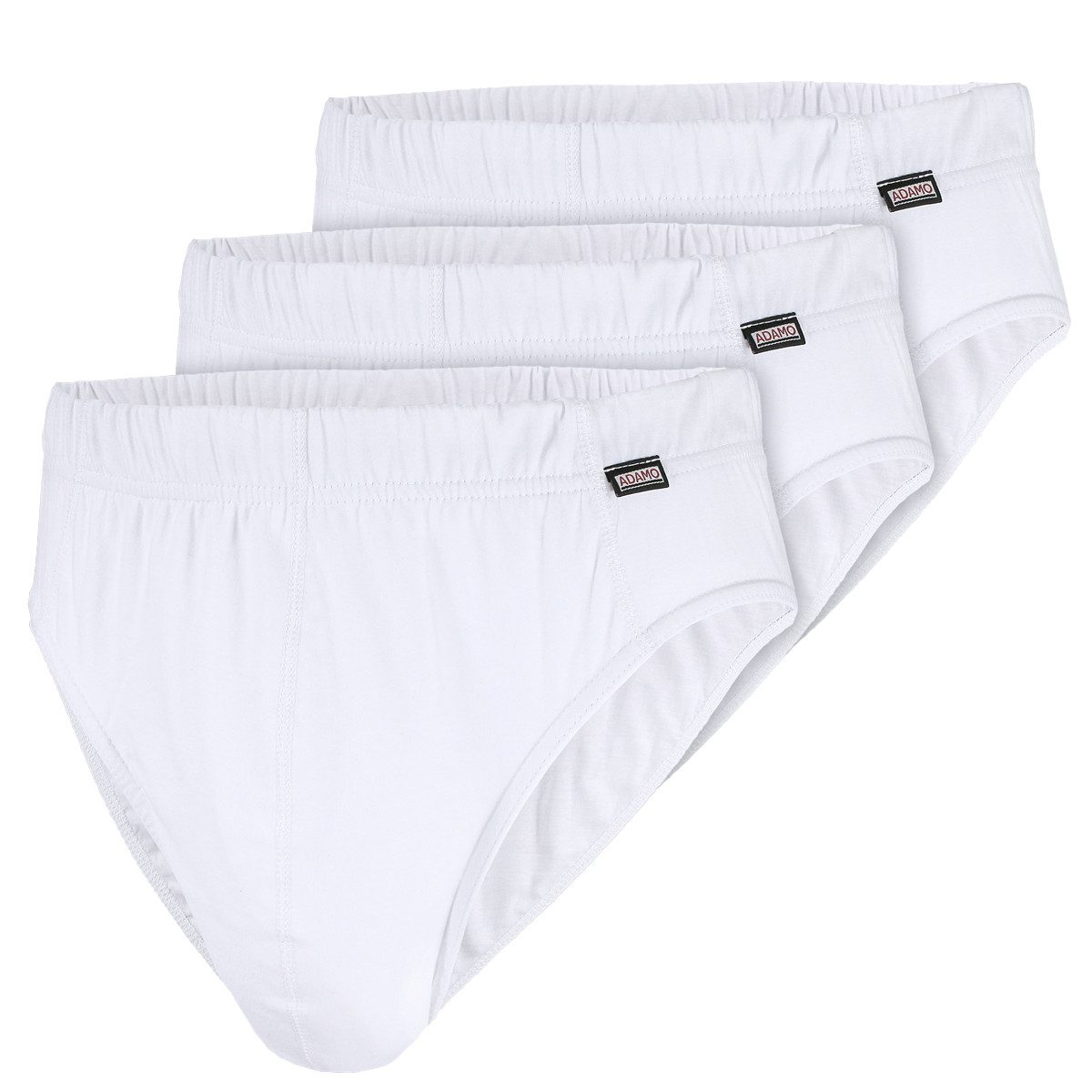 ADAMO Slip Adamo 3er-Pack Slips Übergröße weiß (Packung, 3-St., 3er-Pack)