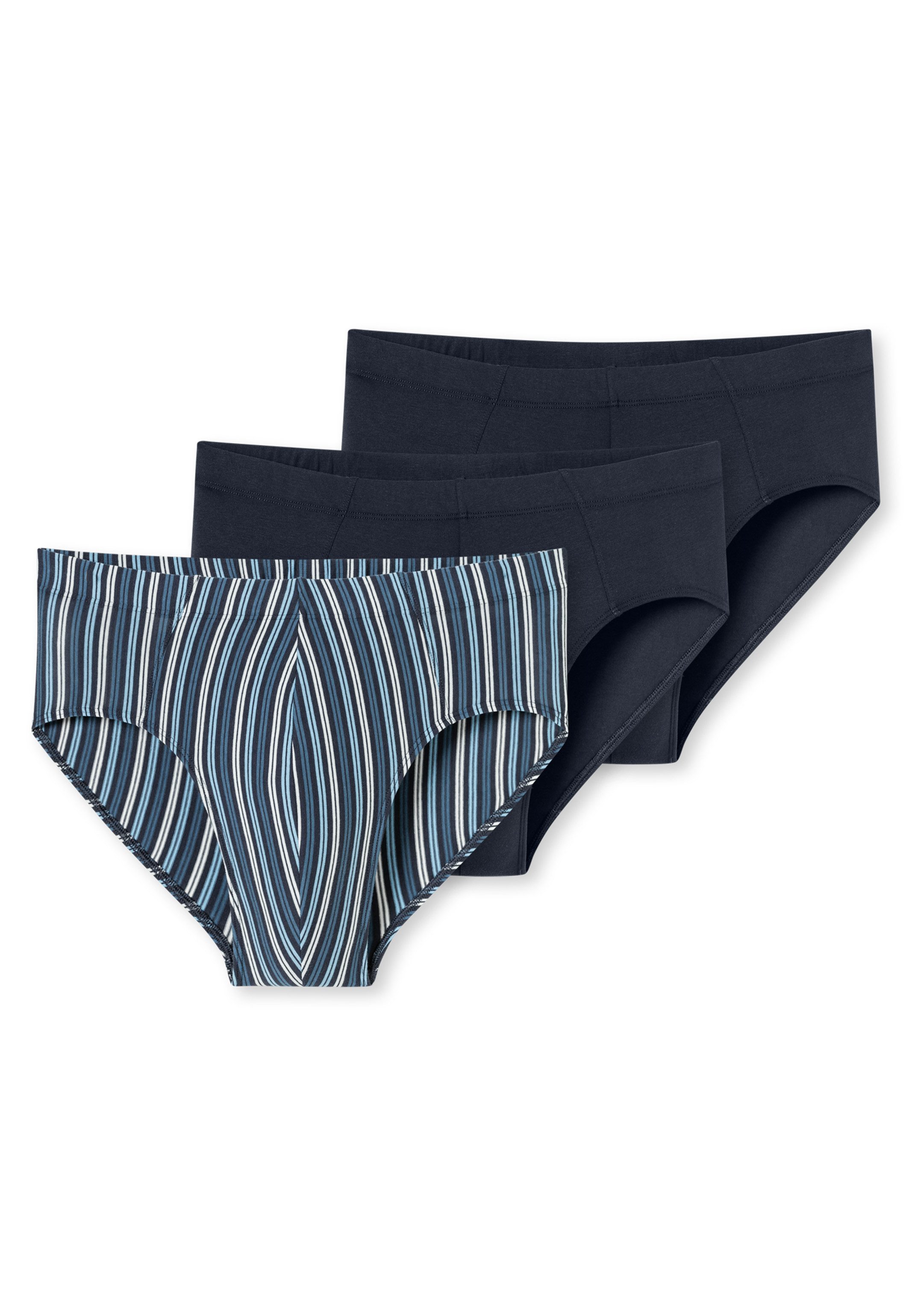 Schiesser Slip 3er Pack 95/5 Essentials - Cotton (Spar-Set, 3-St) Mini Slip / Unterhose - Baumwolle - ohne Eingriff - Atmungsaktiv