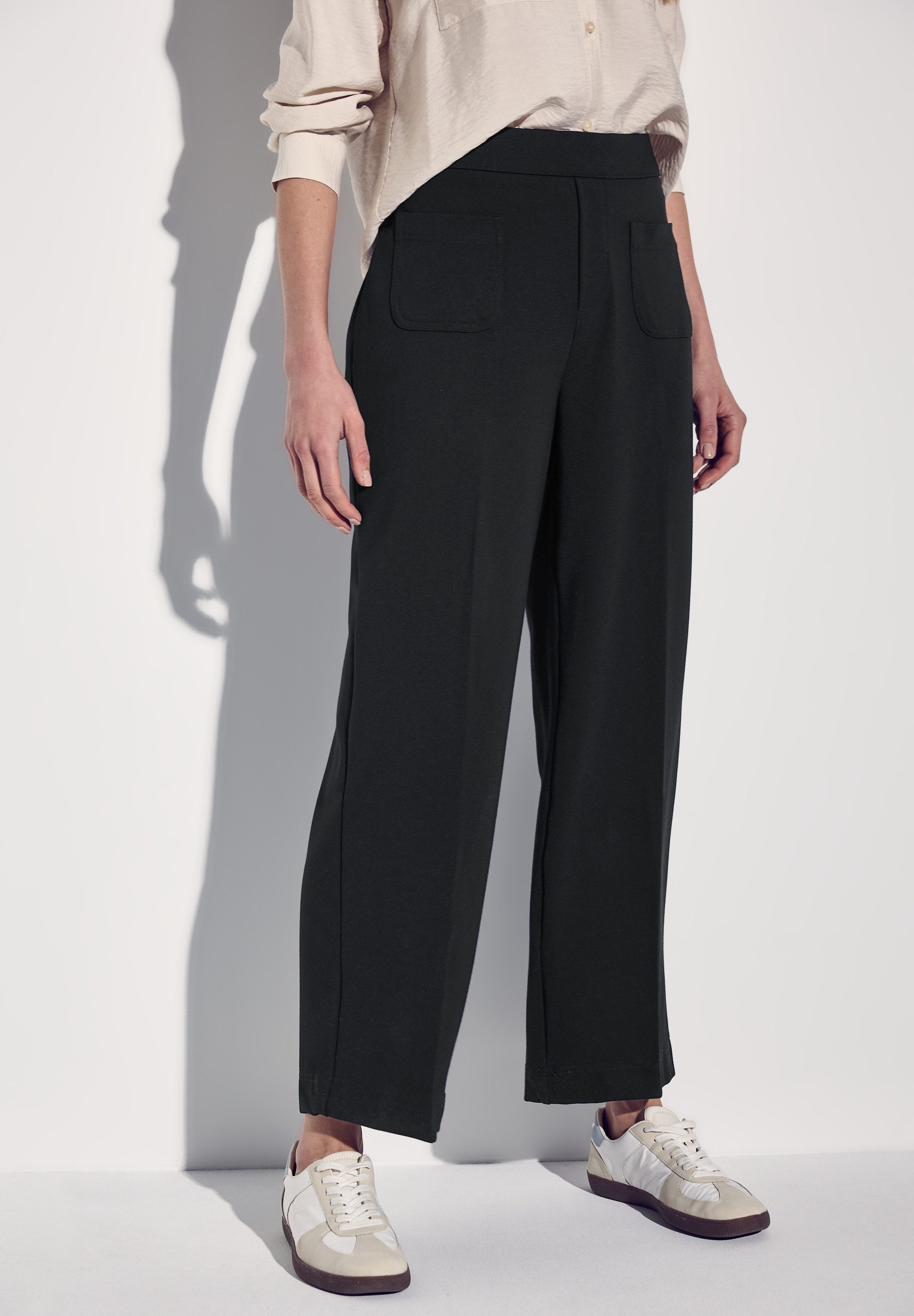 STREET ONE Stoffhose Sommerhose mit Aufgesetzten günstig online kaufen