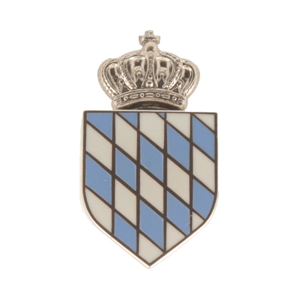 Hutanstecker Breiter bayerisches gekröntes Anstecknadel, Wappen