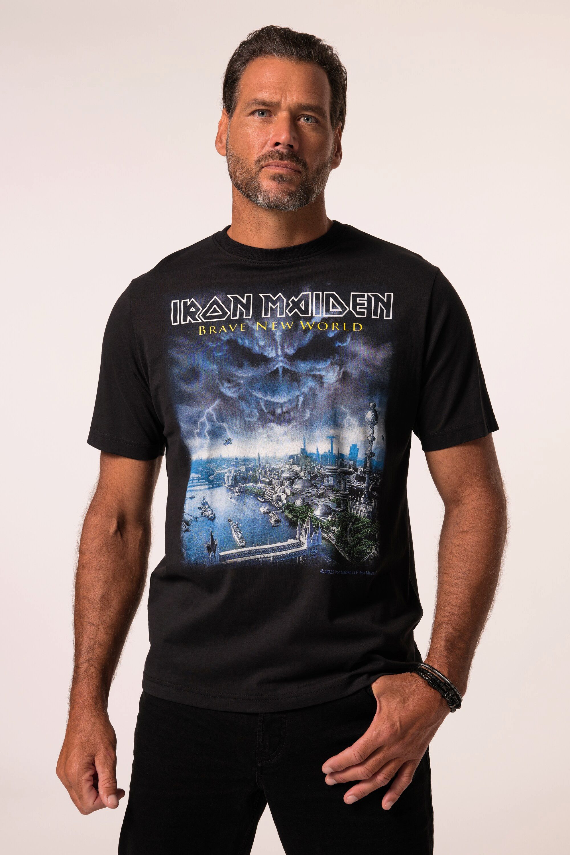 JP1880 T-Shirt JP1880 T-Shirt Bandshirt Iron Maiden Halbarm günstig online kaufen
