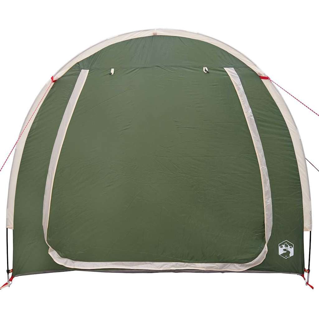 furnicato Bikerzelt Outdoor-Fahrradzelt 218x156x180 cm Grün mit Tragetasche, Windresistentes Fahrradlagerzelt, faltbar und wasserabweisend